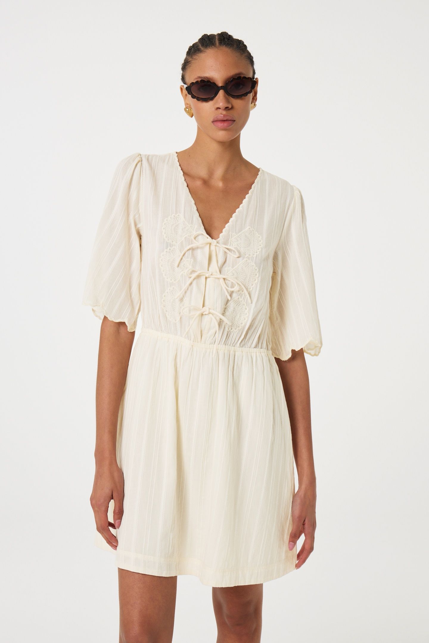 RORY DRESS COSY WHITE 2