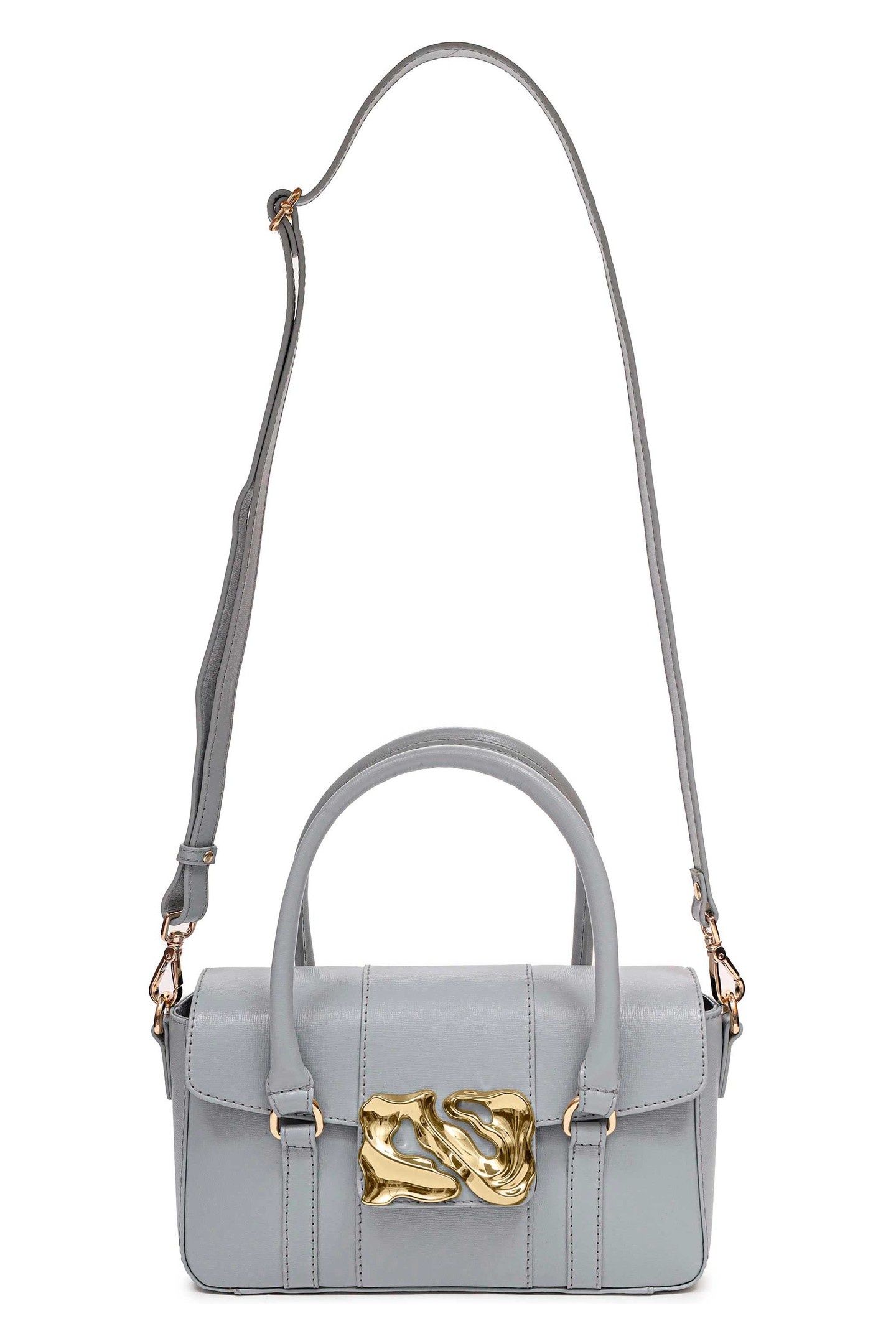SMALL MAGGIE ICON FLORENCE LIGHT GREY W. GOLD 1