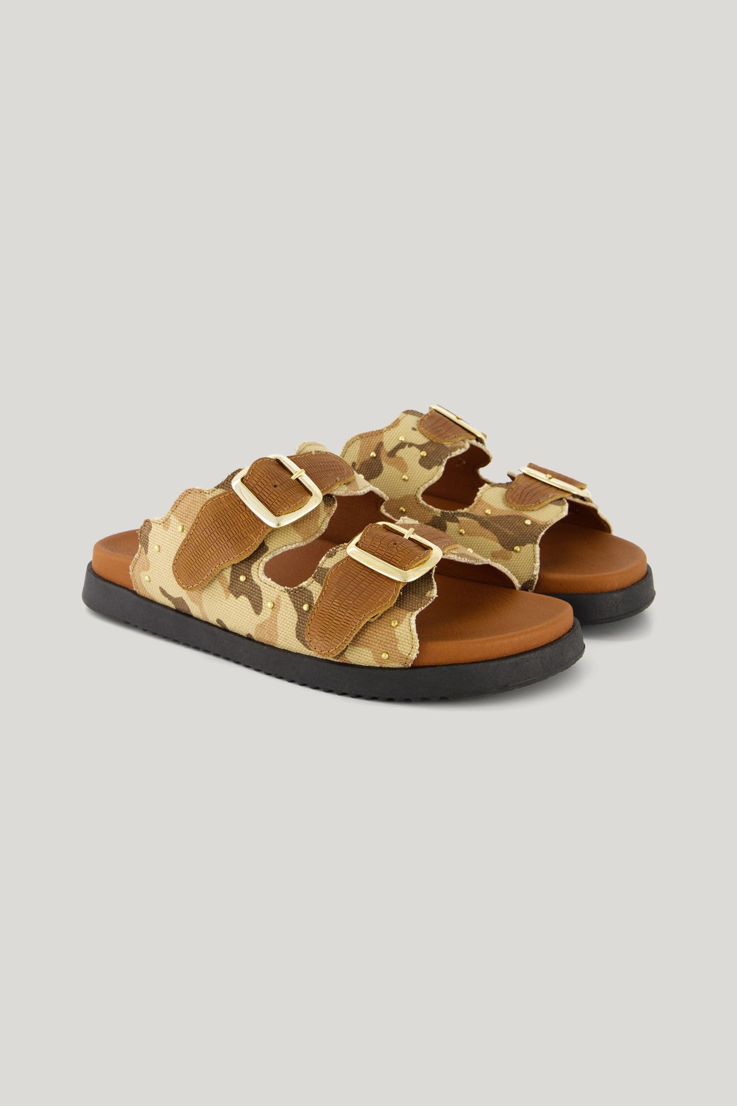 SANDAL CANVAS PRINT STUD MULTICOLOUR 4