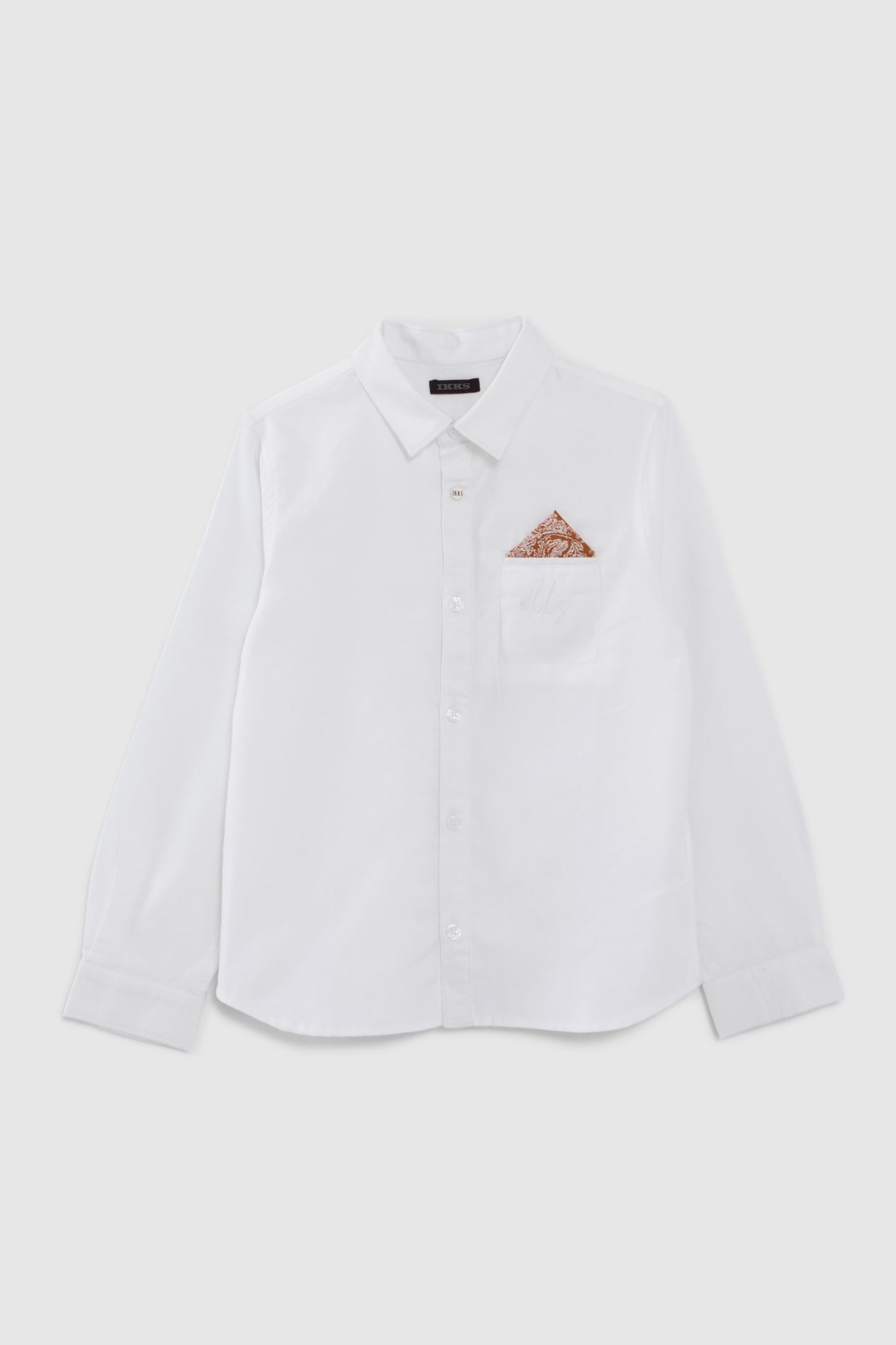 BOYS’ WHITE OCCASIONWEAR SHIRT WITH POCKET 2