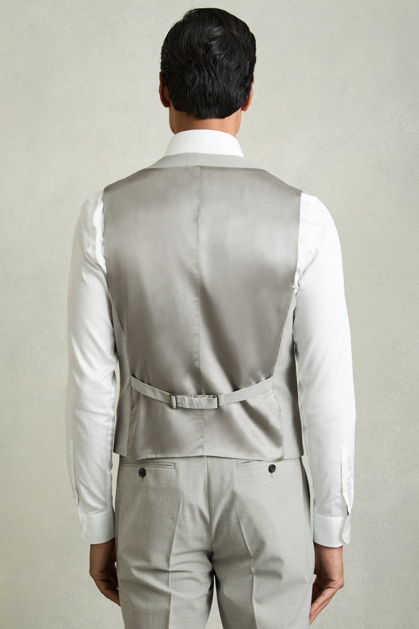 CHECK WAISTCOAT GREY 3