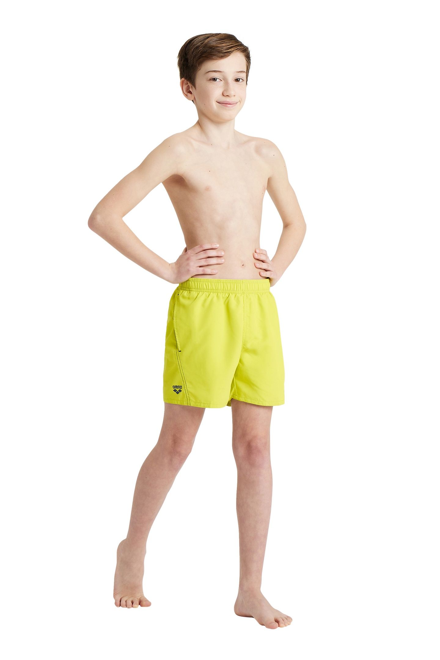 FUNDAMENTALS LOGO JR BOXER SOFT GREEN-NAVY 3