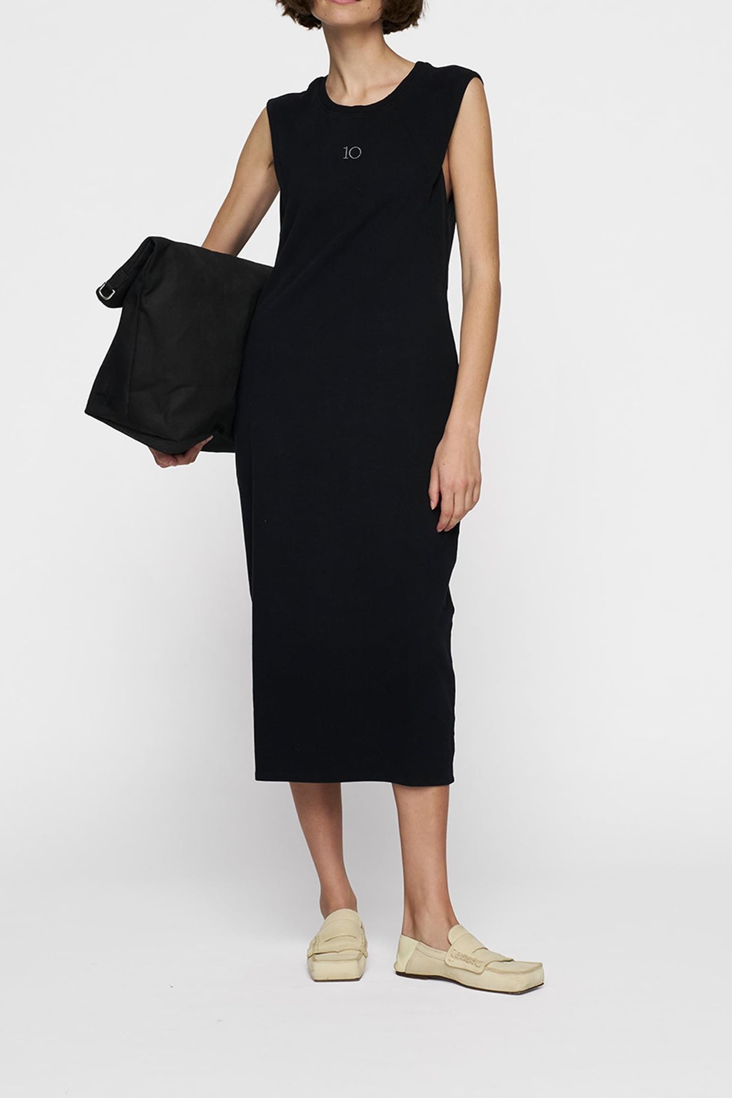 EASY SLEEVELESS DRESS BLACK 1