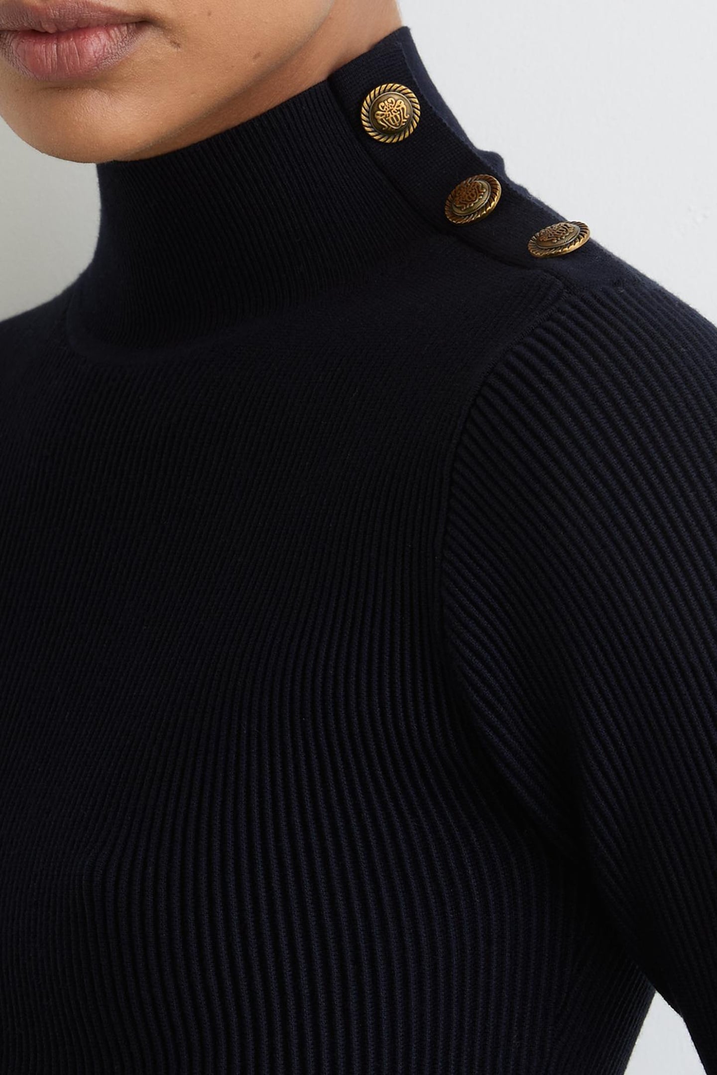 PEPLUM KNIT NAVY 6