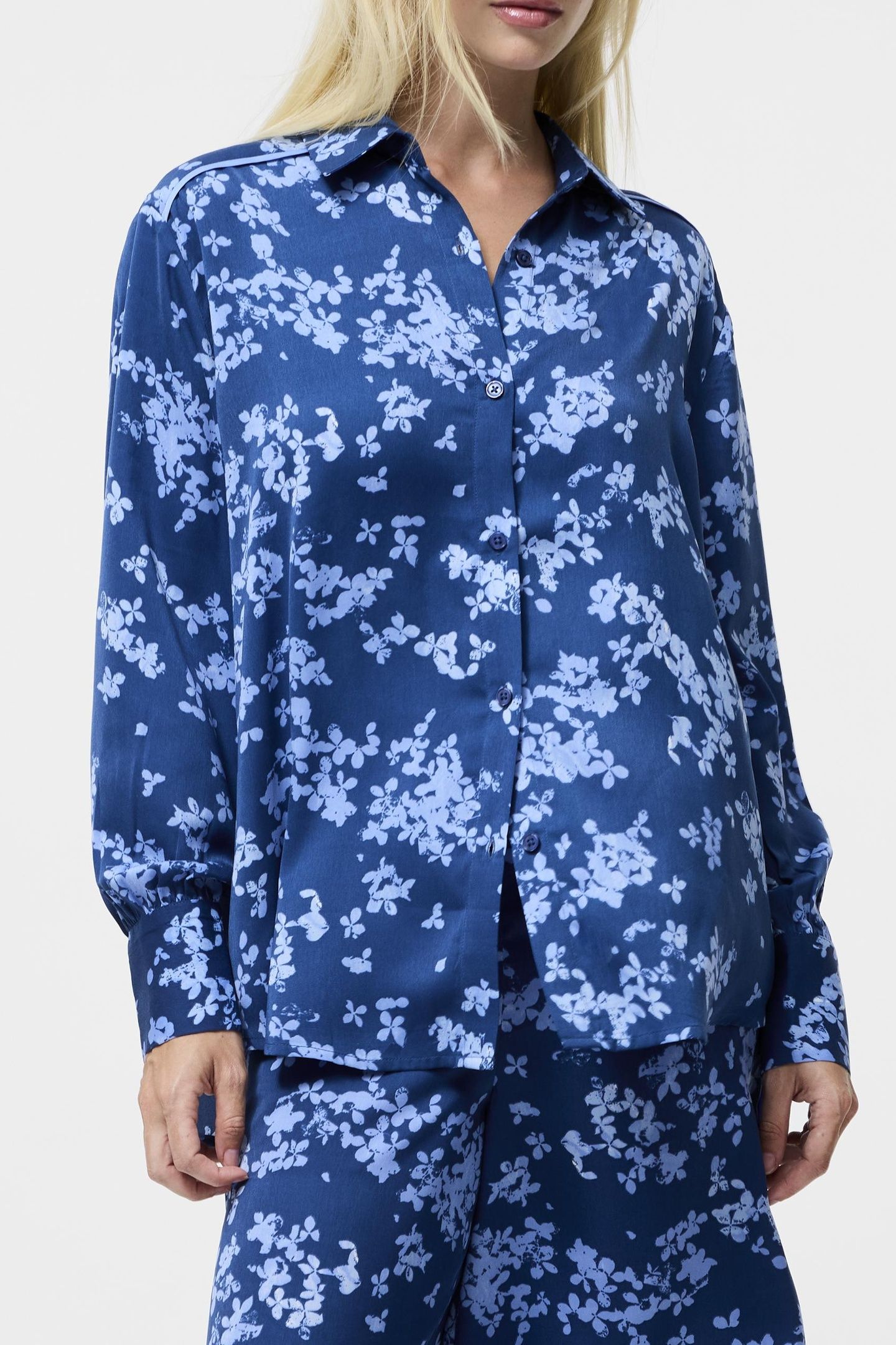 ISLA CELAYA LS SHIRT BLUE MULTI 1