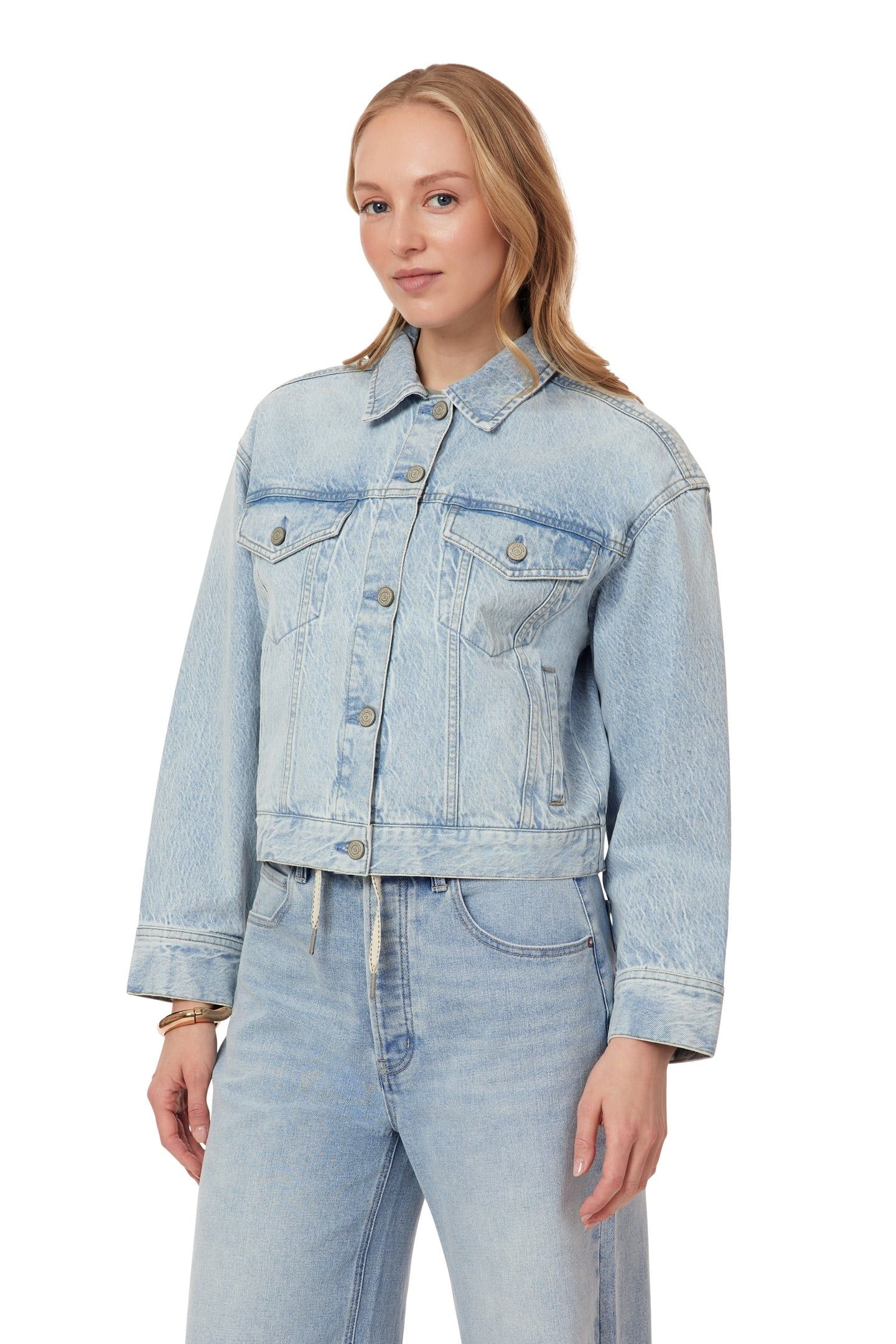 CROPPED OVERSIZED DENIM JACKET MARFA 1