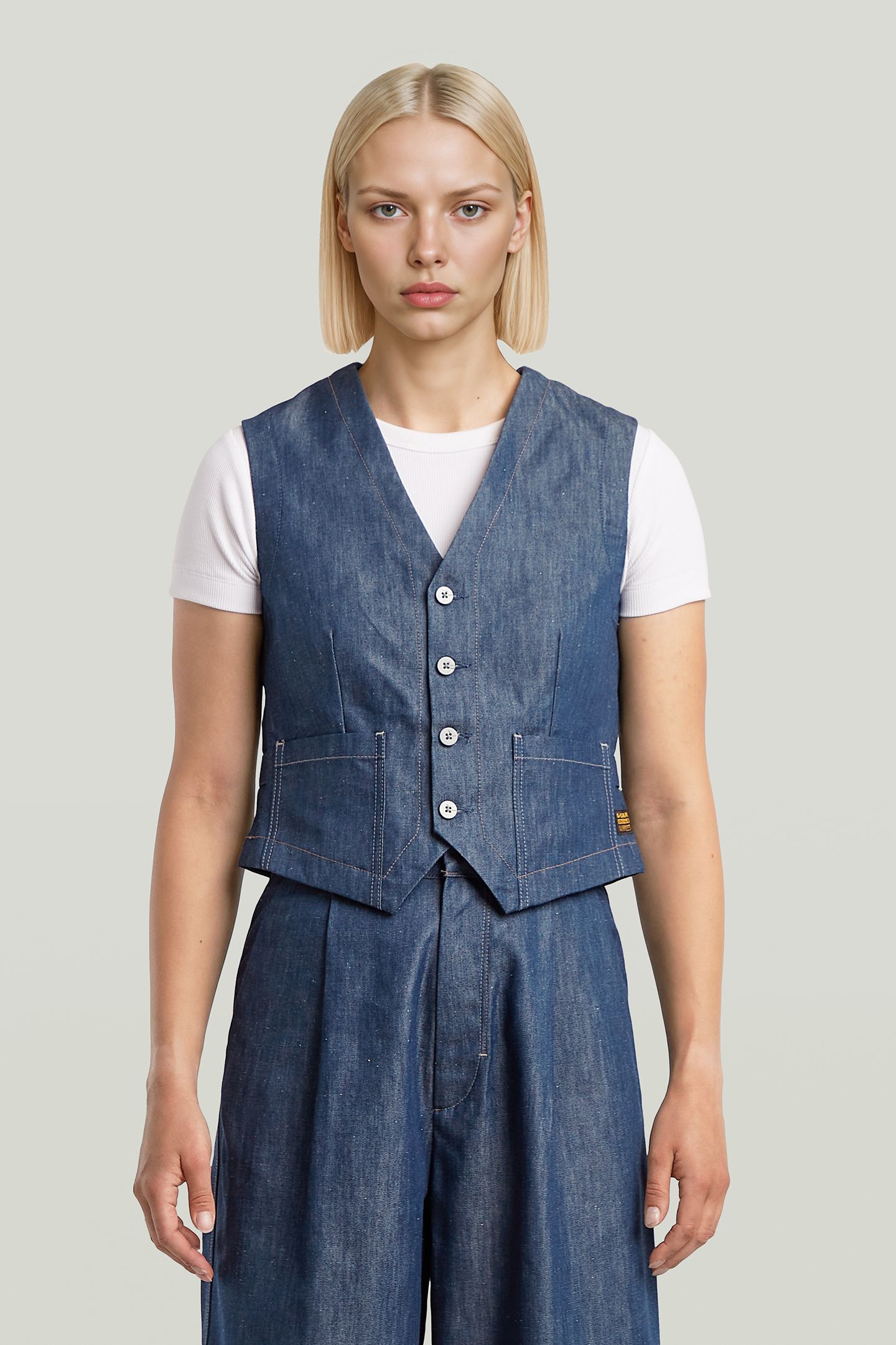 SUMMER VEST RAW DENIM 1