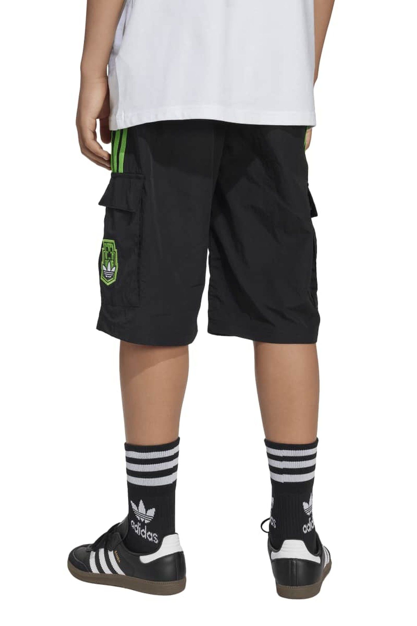 ORIGINALS ADIDAS ORIGINALS X MINECRAFT CARGO SHORTS KIDS 4