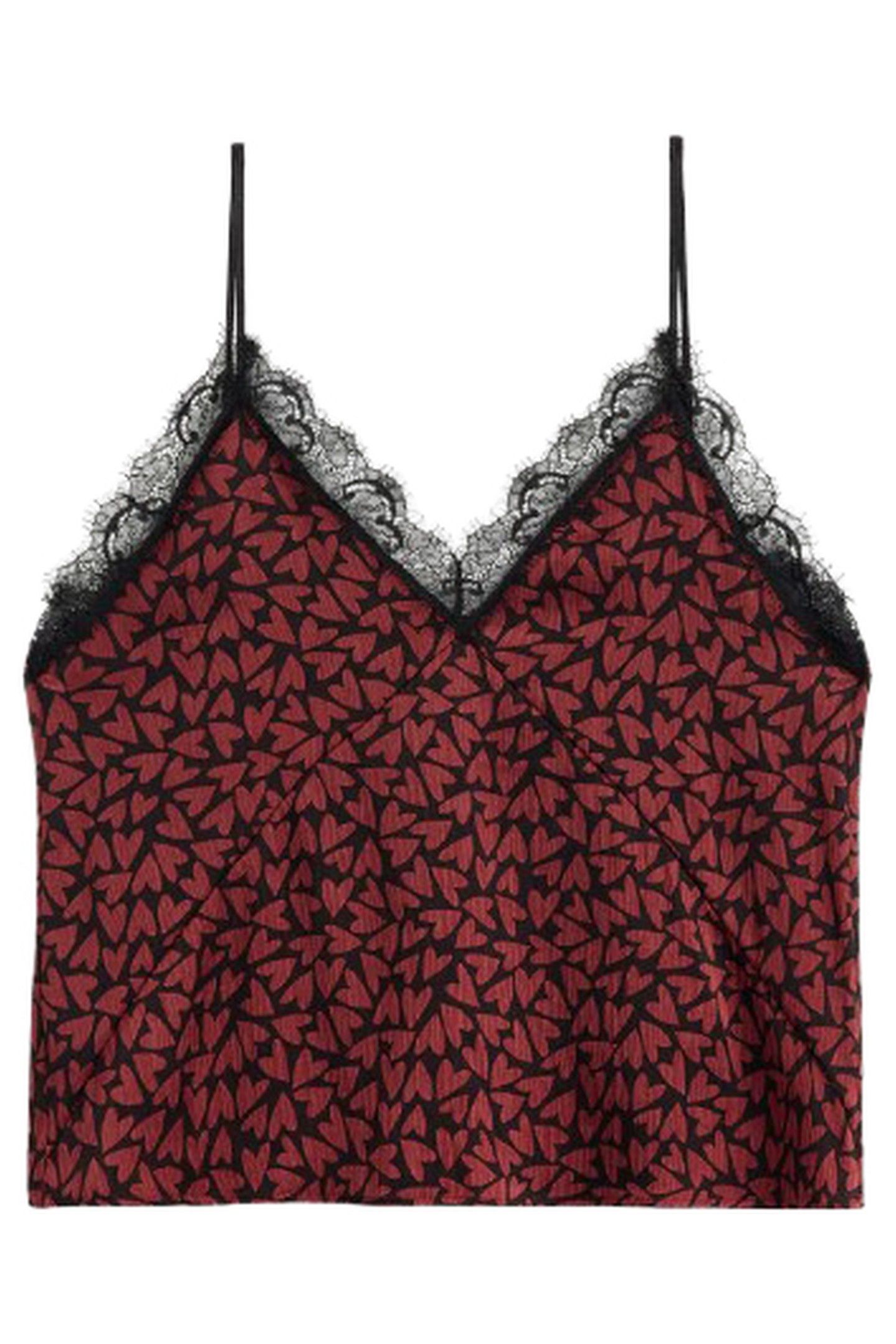 THE RED HEARTS CRINKLE TOP RED 2