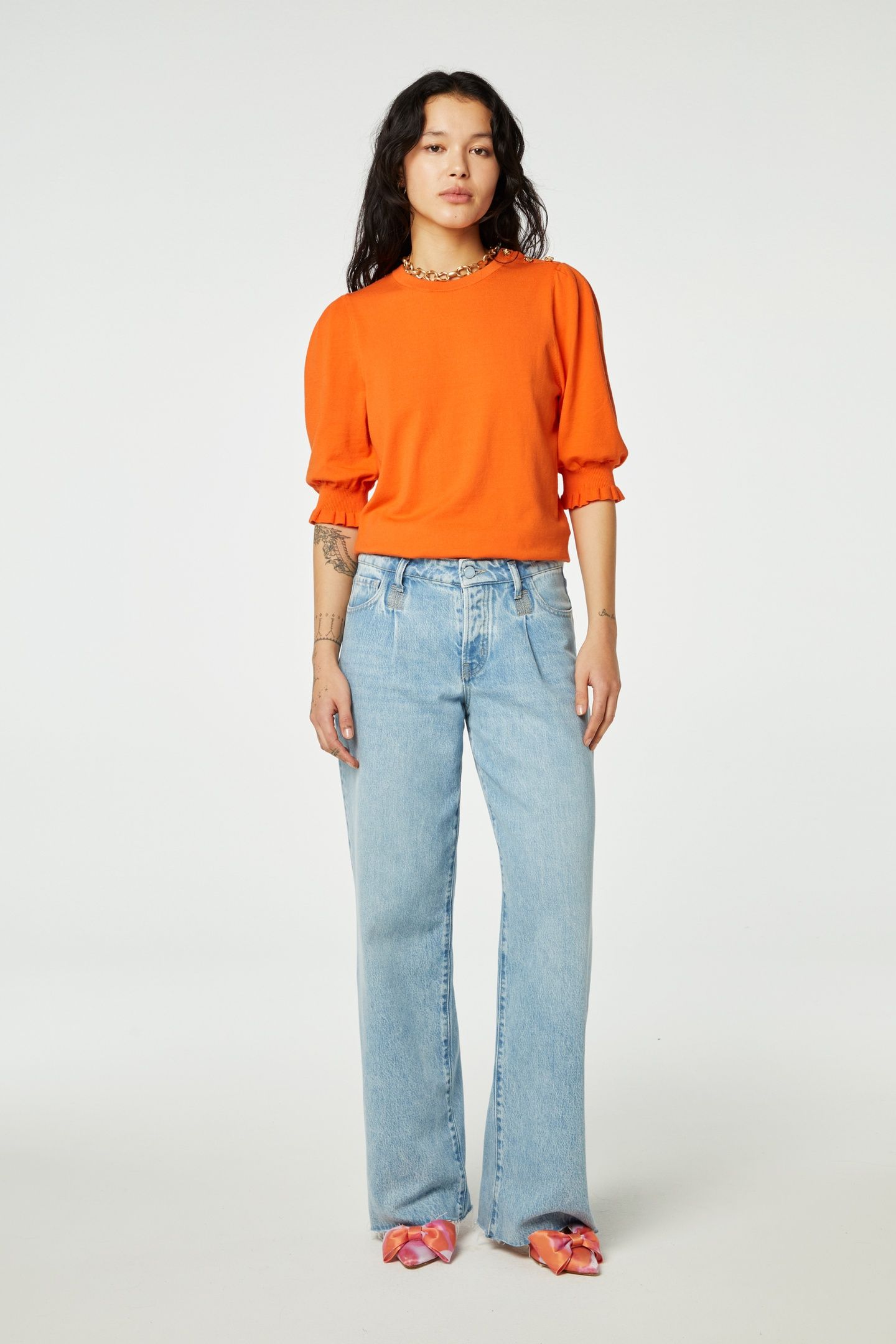 JOLLY PULLOVER MANDARIN ORANGE 1