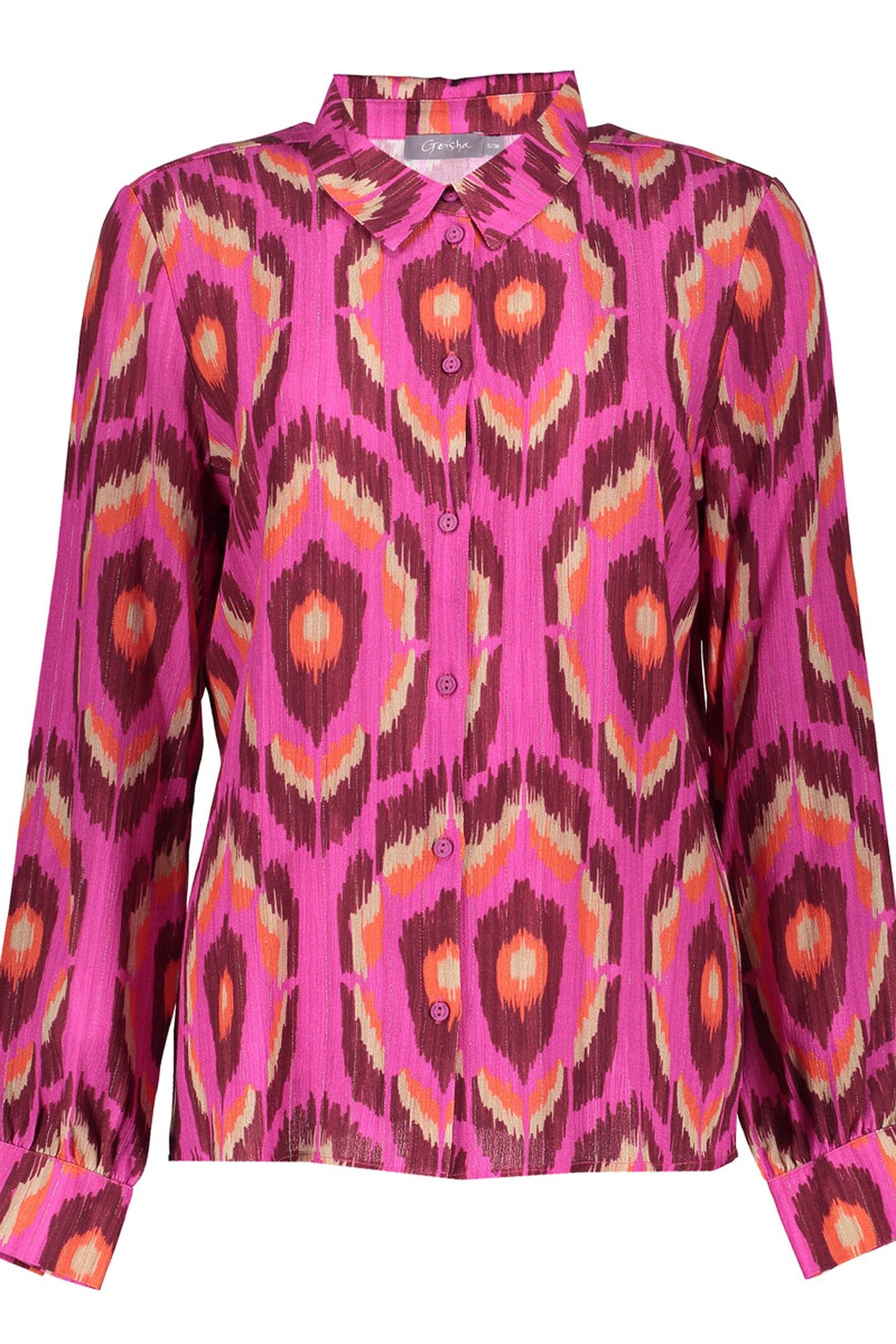 BLOUSE PRINT PINK/FUCHSIA 1