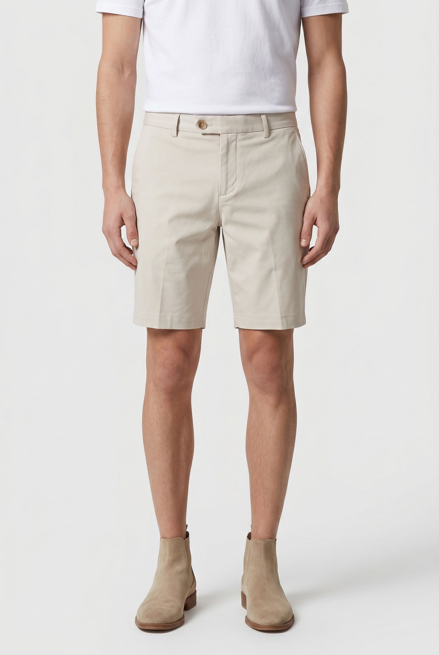 CASUAL CHINO SHORT CHALK 1