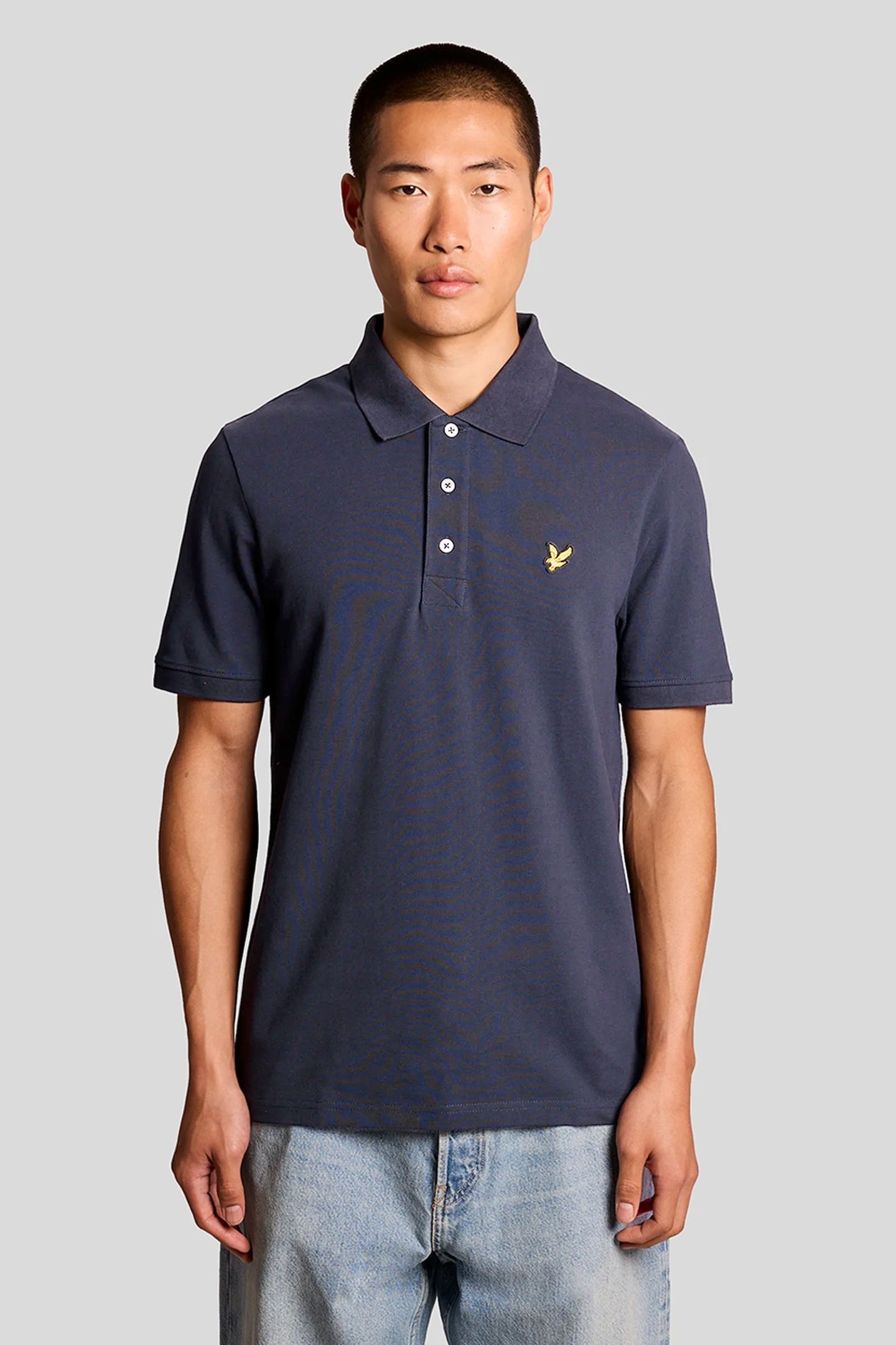 PLAIN POLO SHIRT GRAYSTONE 1