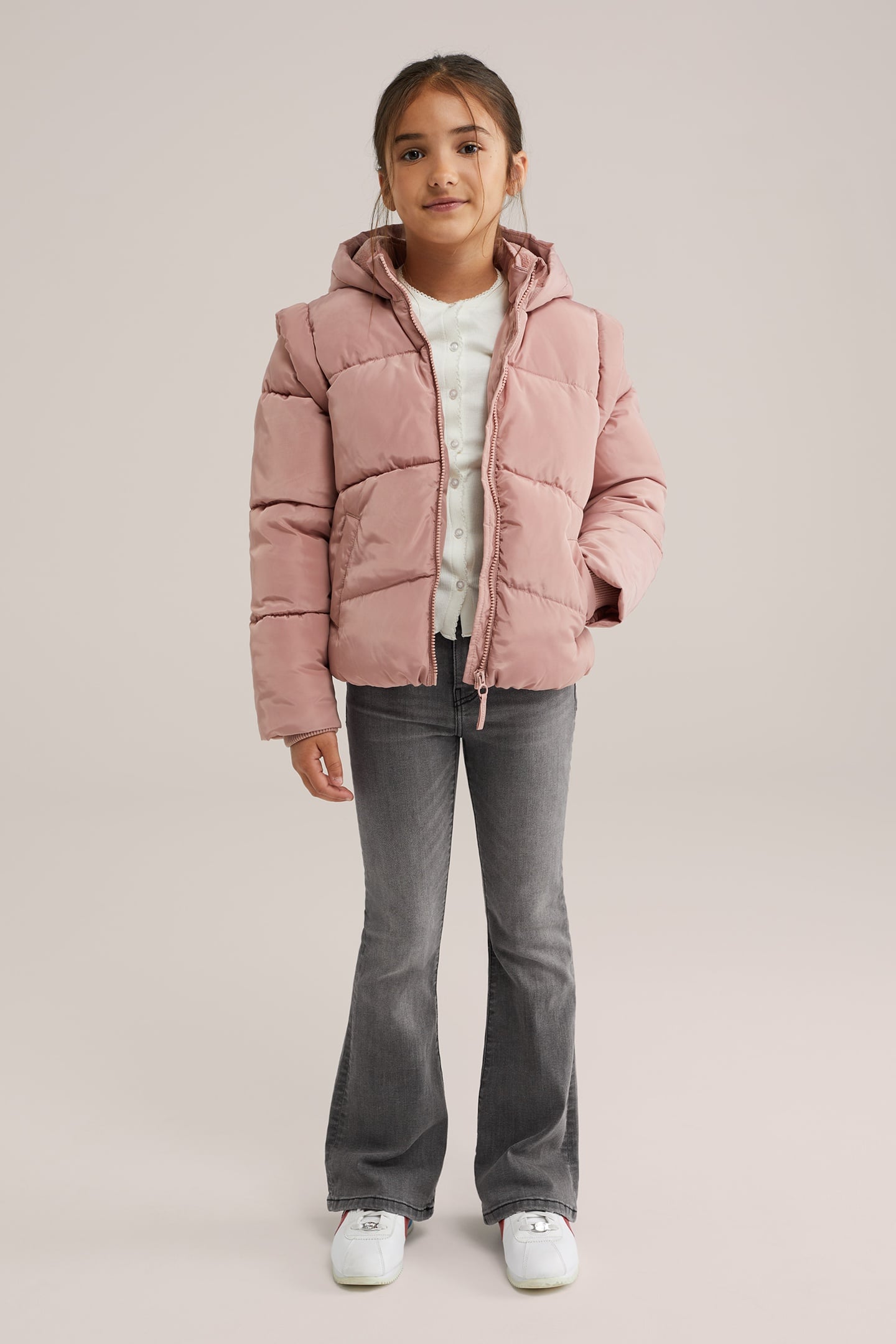 JACKET NORMAL LENGTH LIGHT PINK 1