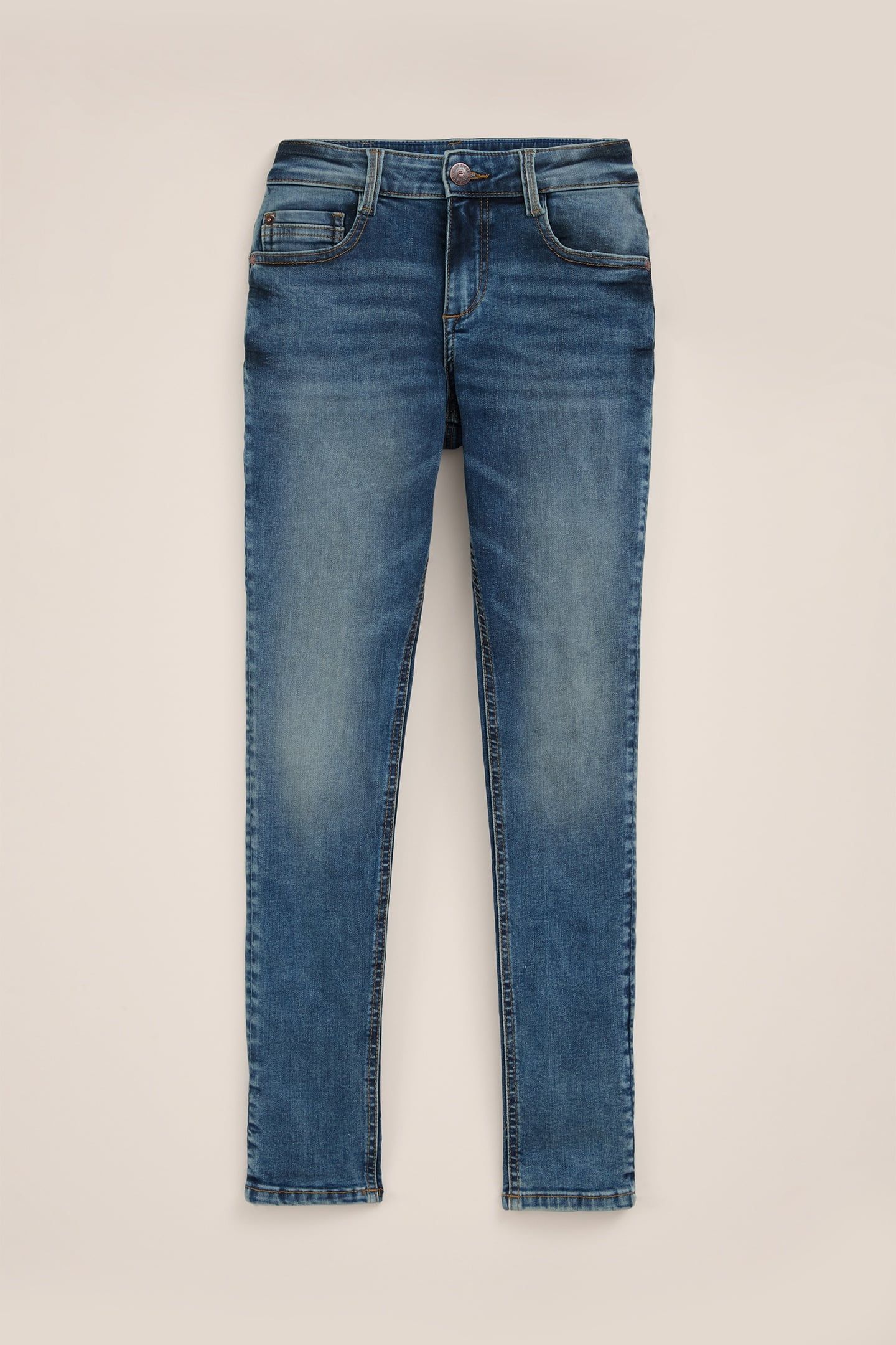5-POCKET MID WAIST BLUE 3