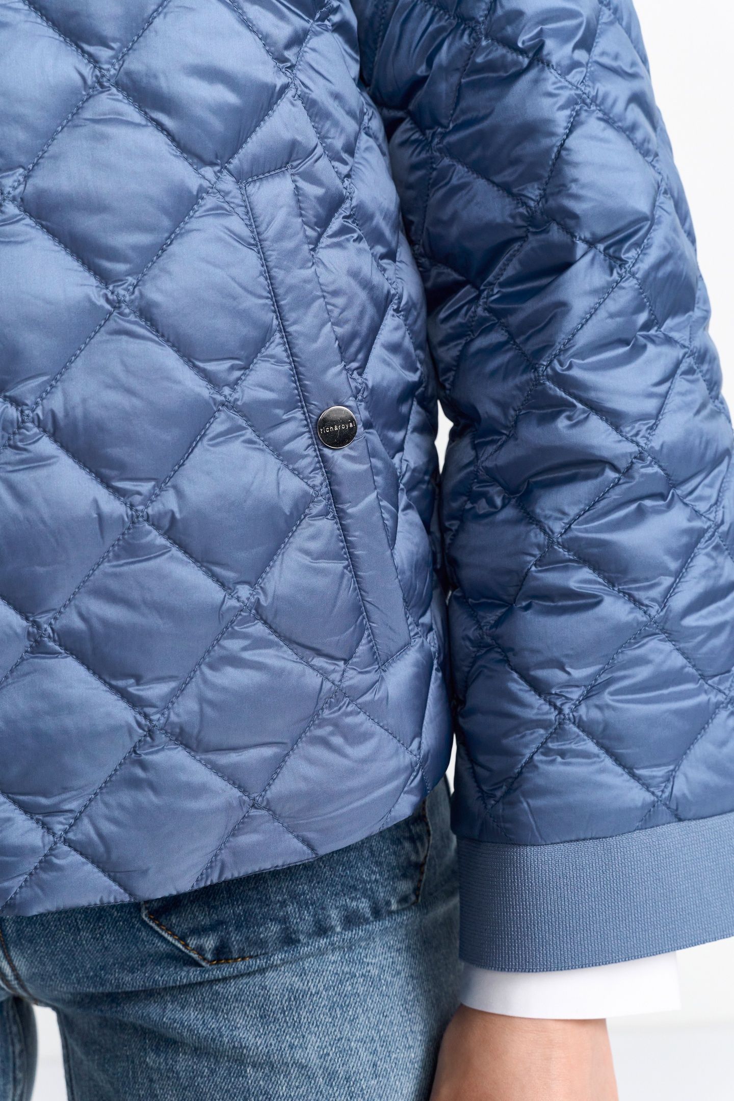 LIGHT DOWN JACKET VINTAGE BLUE 6