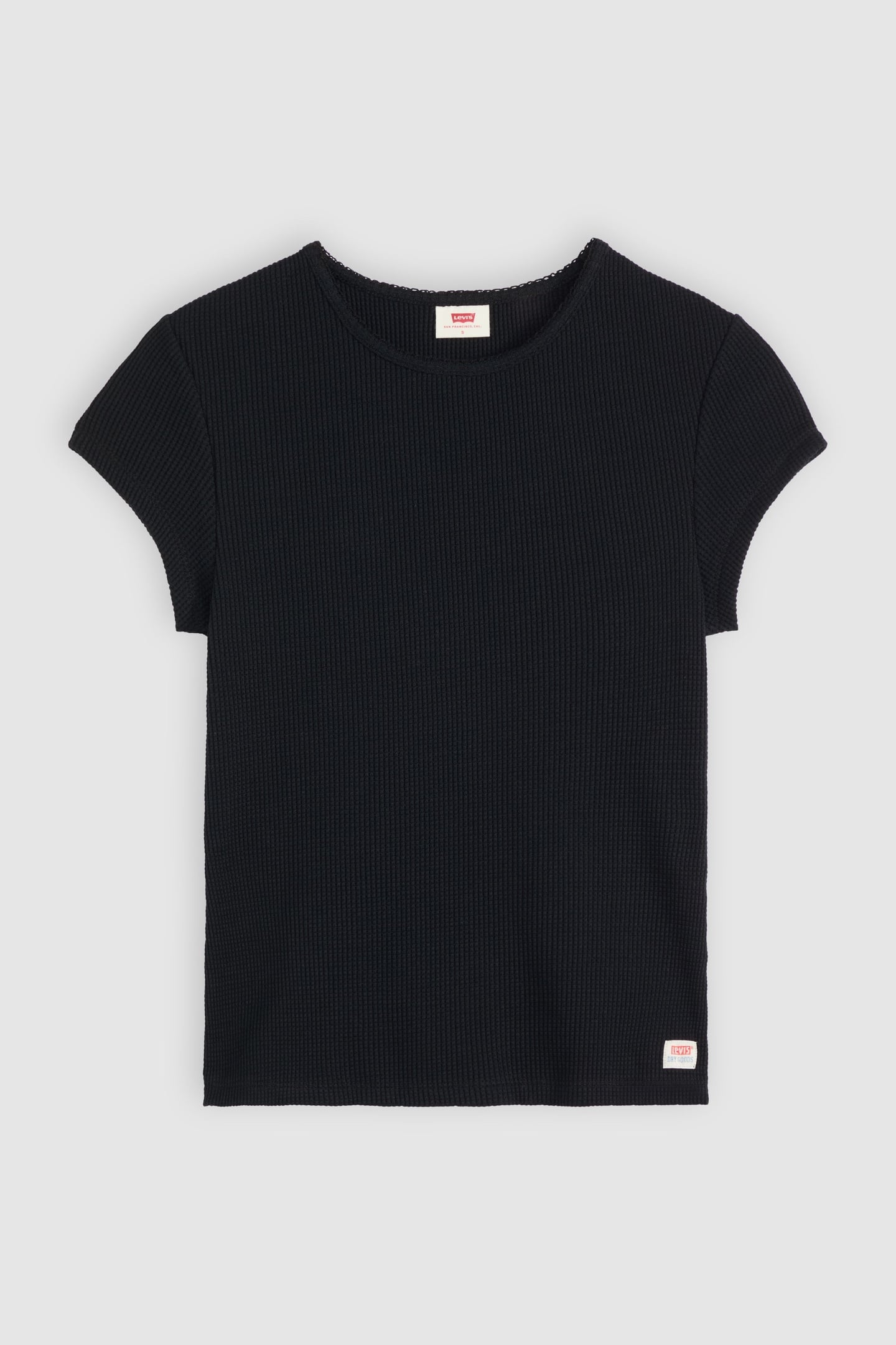 DRY GOODS WAFFLE CAP-SLEEVE TEE 5