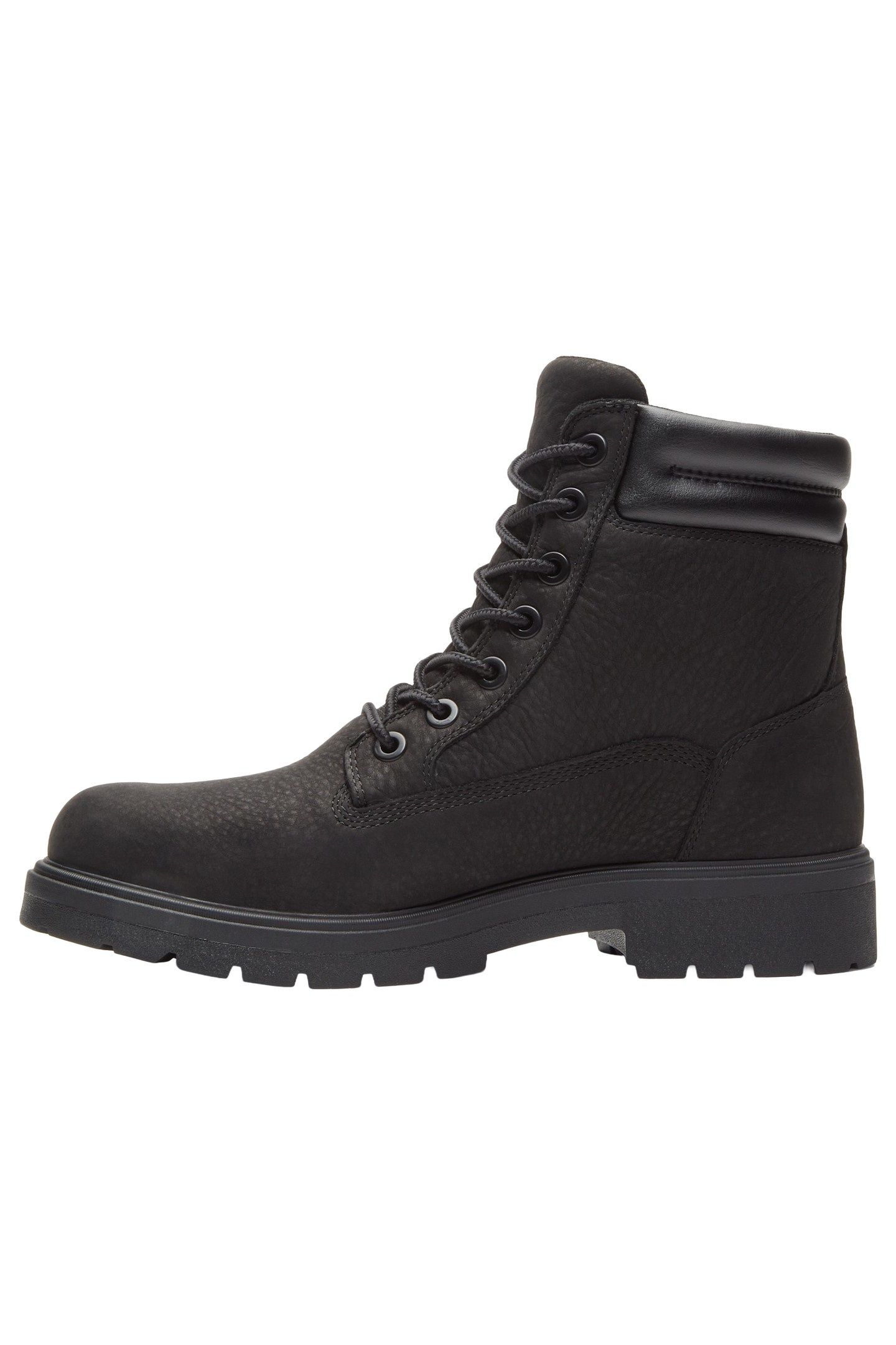 AUBURN FALLS 6 INCH LACE UP WATERPROOF BOOT BLACK NUBUCK 4
