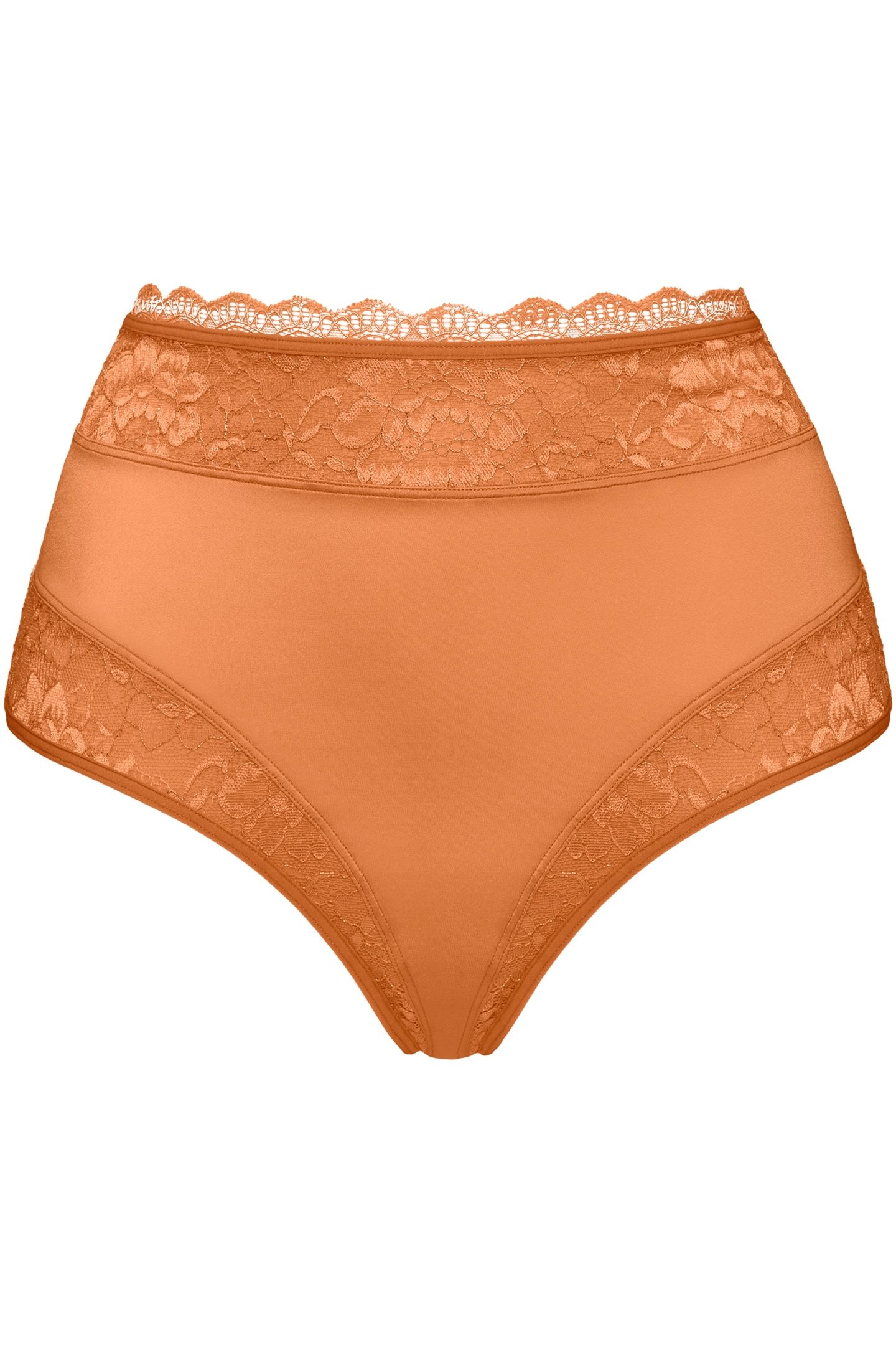 CARITA BOTTOMBRIEFS HIGH WAIST ORANGE 3