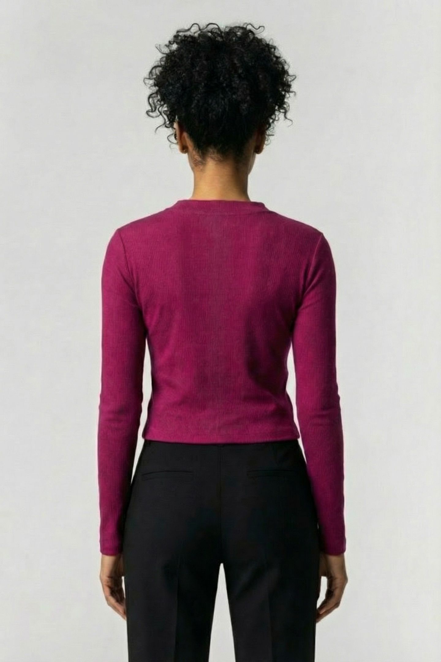 LS MONOLOGO BABY TEE BERRY GLAZE 2