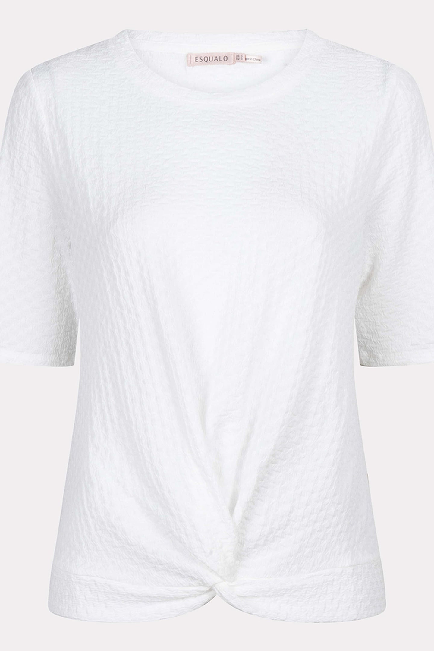 TOP S/SLVE KNOT STRUCTURE OFF WHITE 5