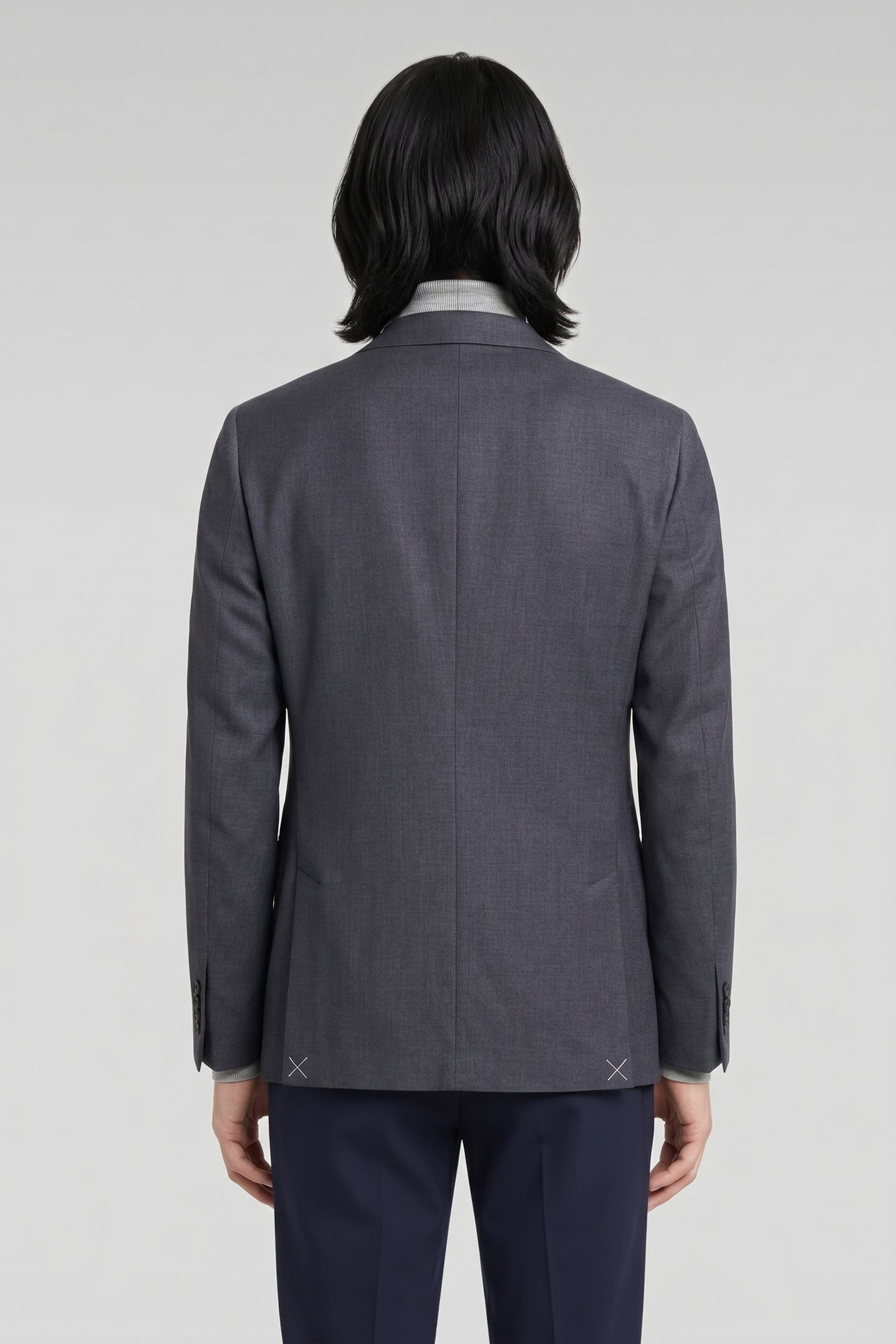 FORMAL LINEN JACKET AIRFORCE BLUE 2