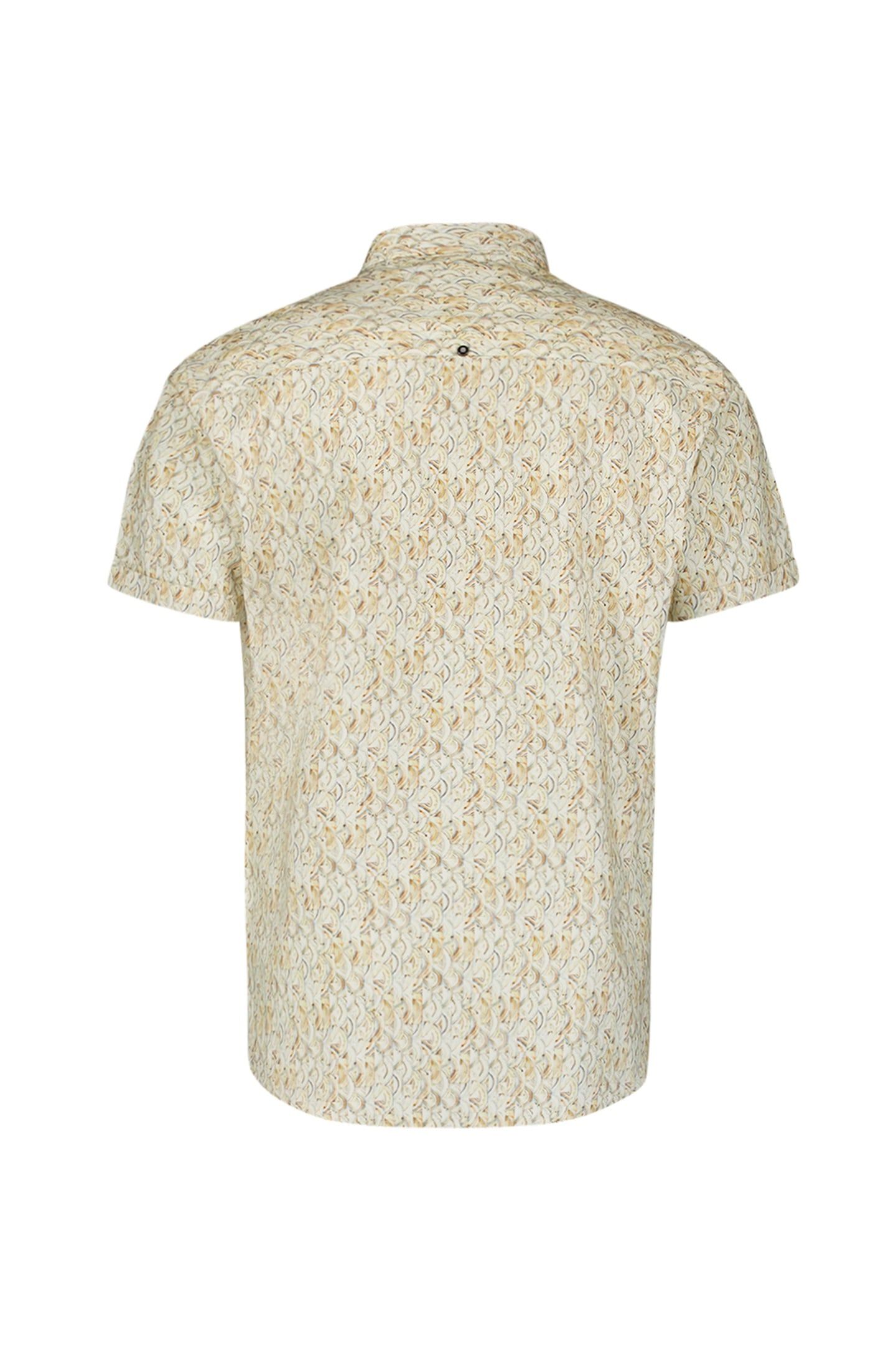 SHIRT SHORT SLEEVE ALLOVER PRINTED YELLOW 5