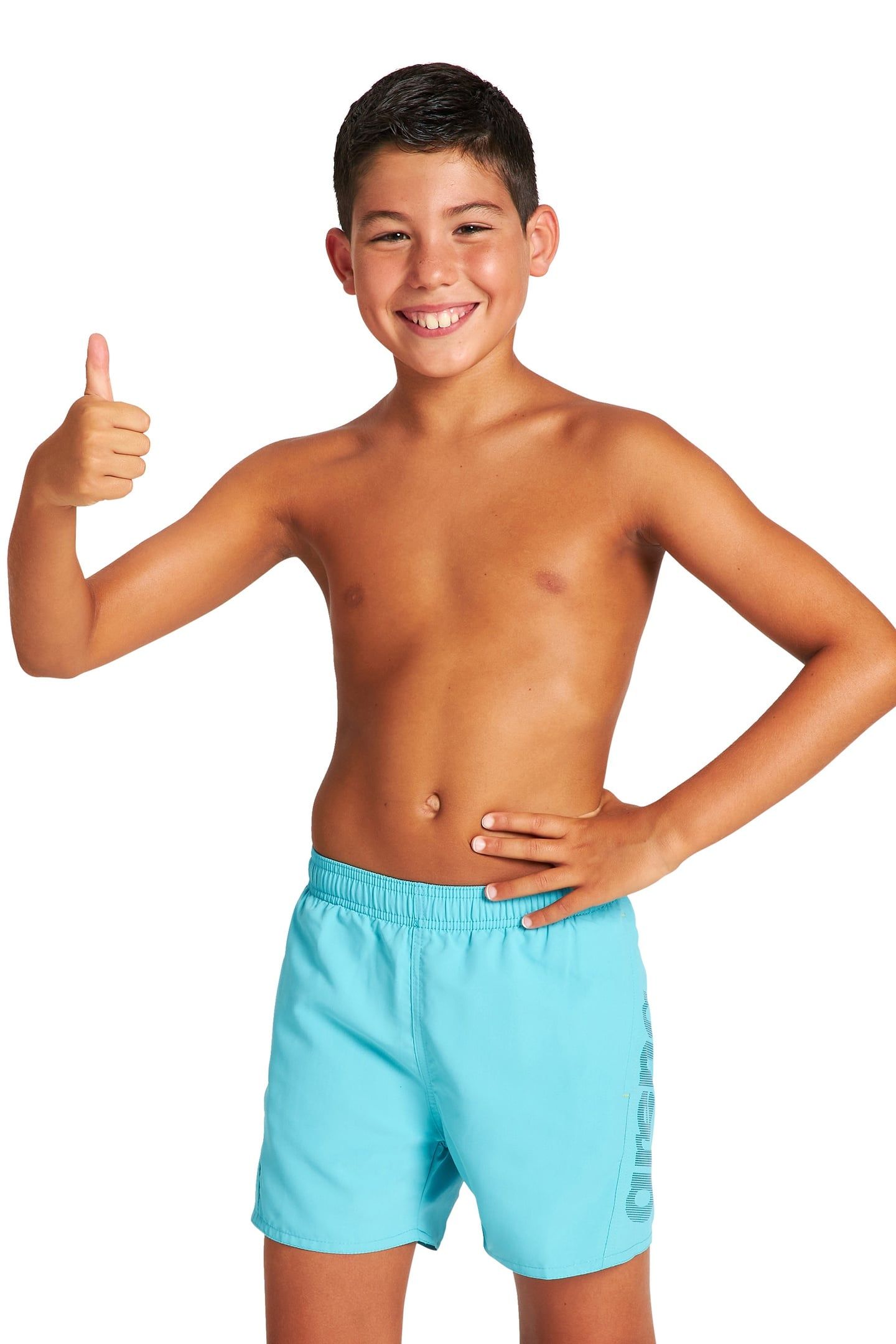 FUNDAMENTALS LOGO JR BOXER MARTINICA-NAVY-SOFT GREEN 1