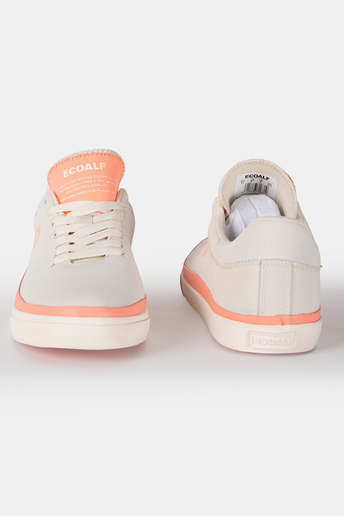RINALF SNEAKERS OFFWHITE / CORAL 4