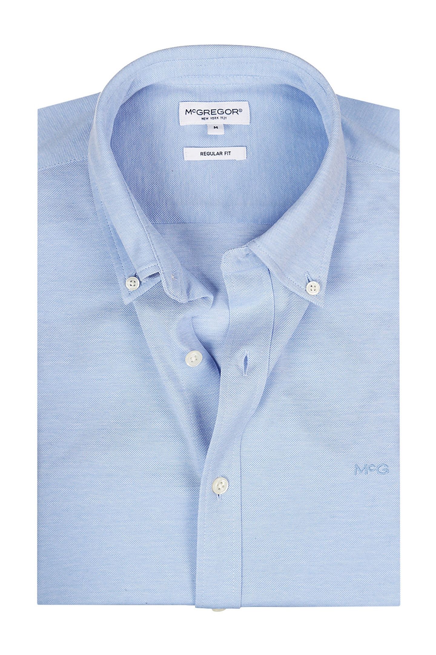 STRETCH PIQUE SHIRT LIGHT BLUE 5