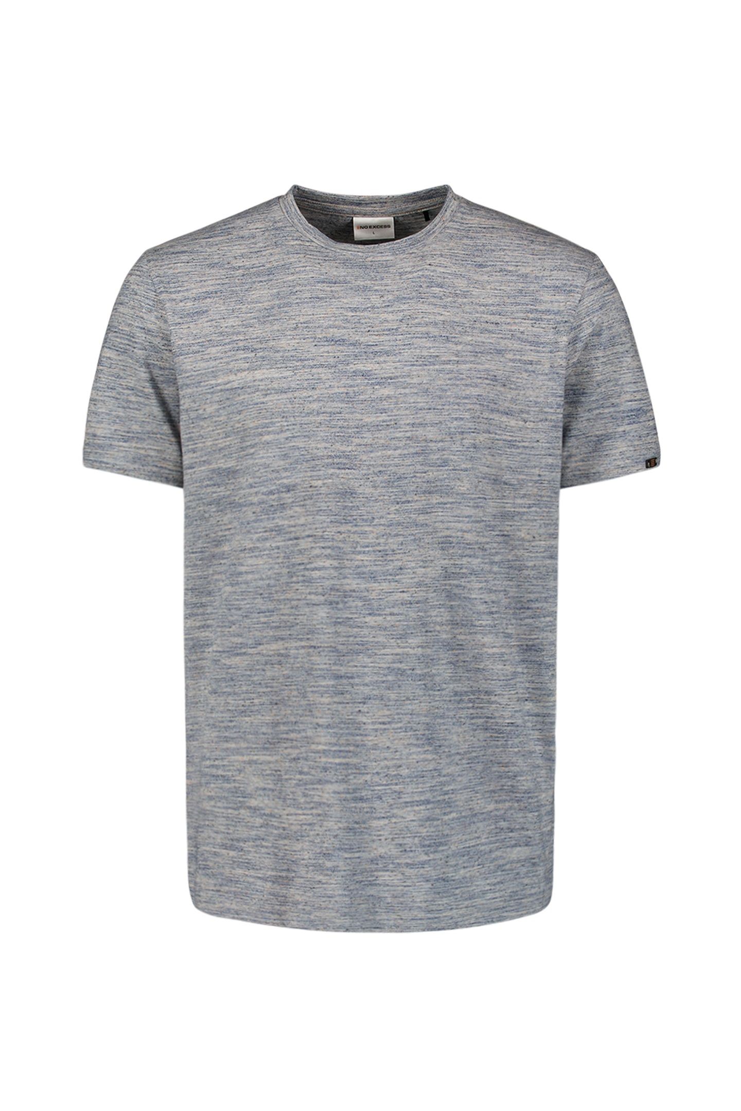 T-SHIRT CREWNECK MULTI COLOURED MELANGE DEEP BLUE 5