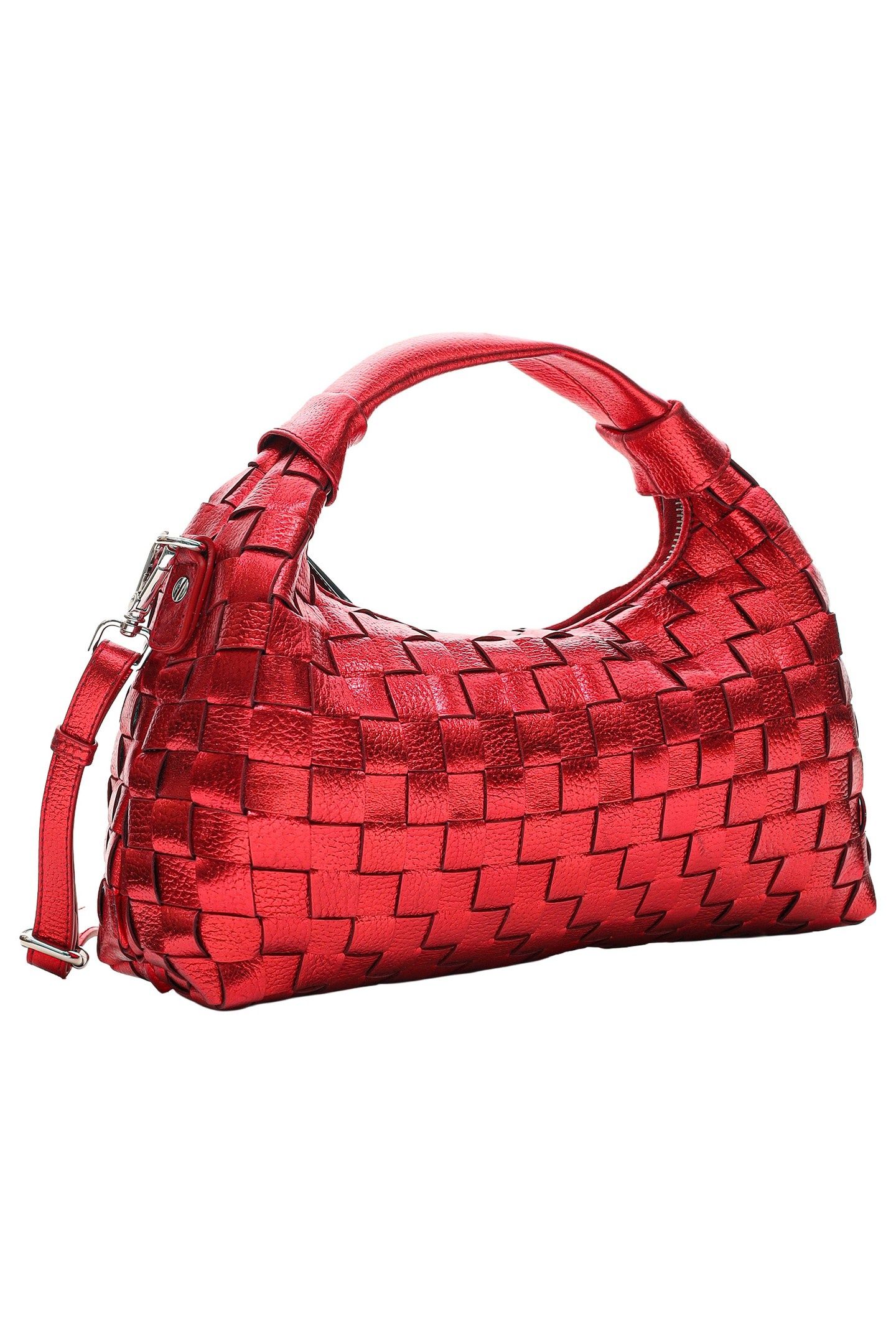 DANDY BRAIDED METALLIC BRIGHT RED 2