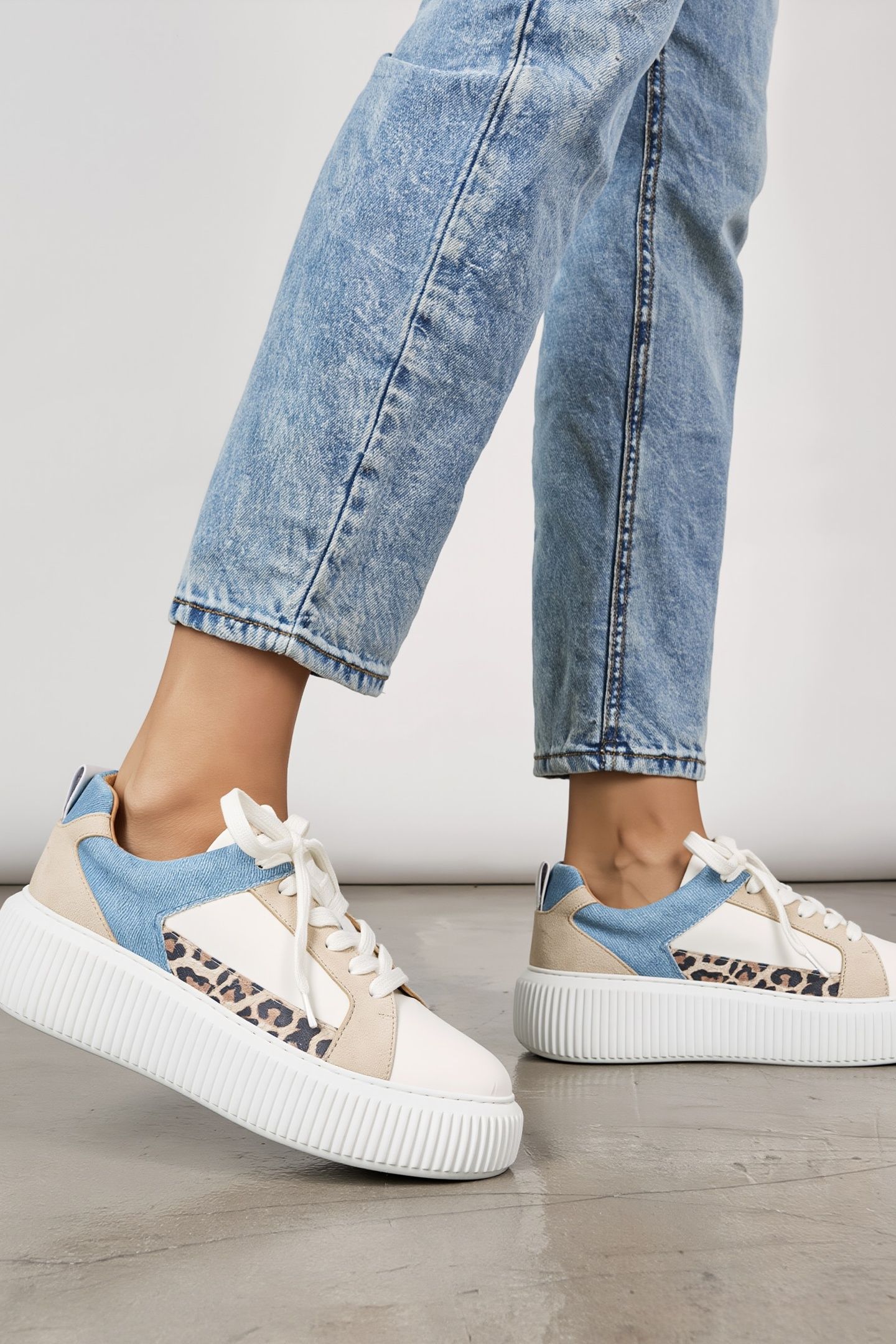 MADISON LEOPARD SAND / JEANS 3