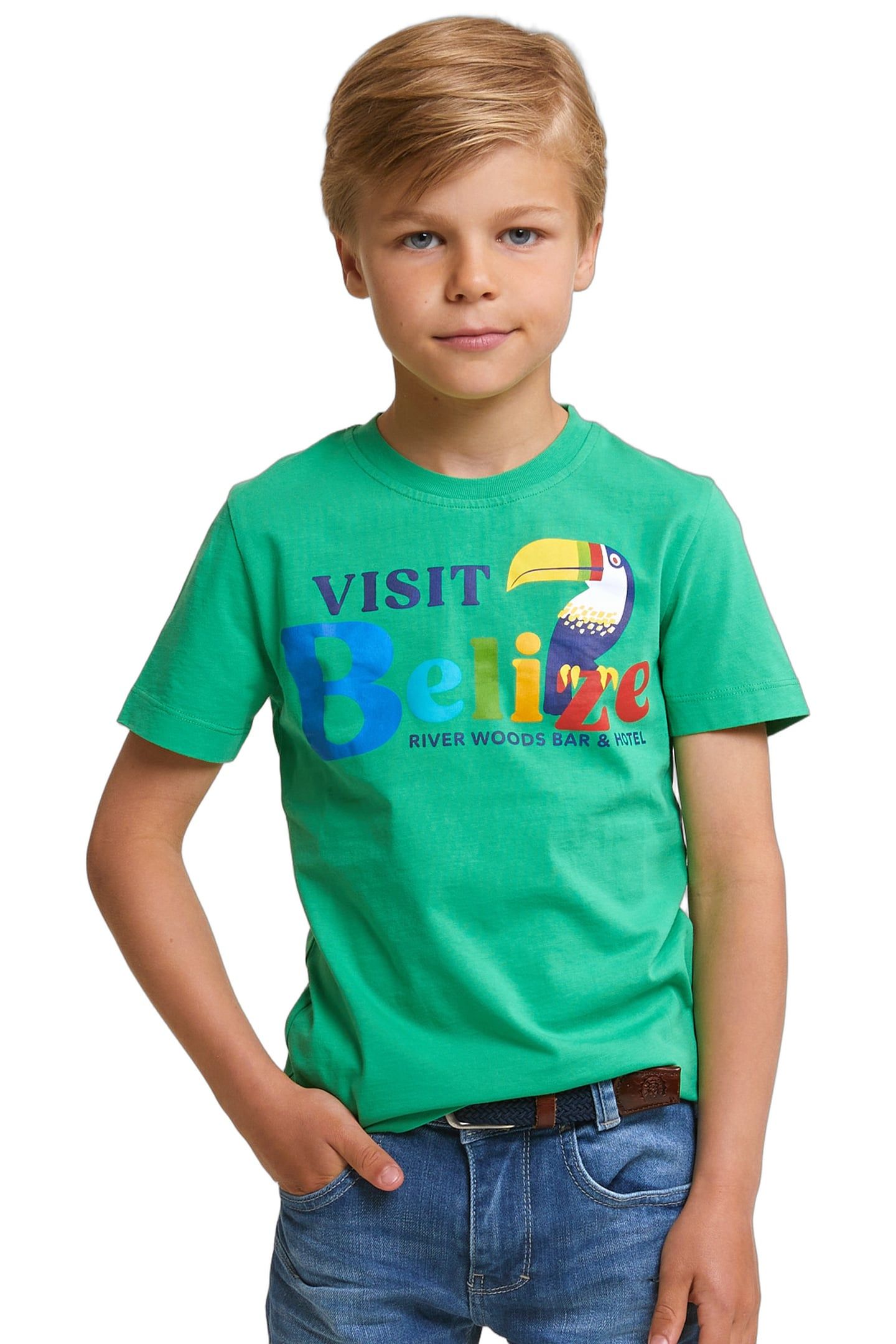 NORMAL FIT BASIC T-SHIRT SHORT SLEEVES APPLE 1