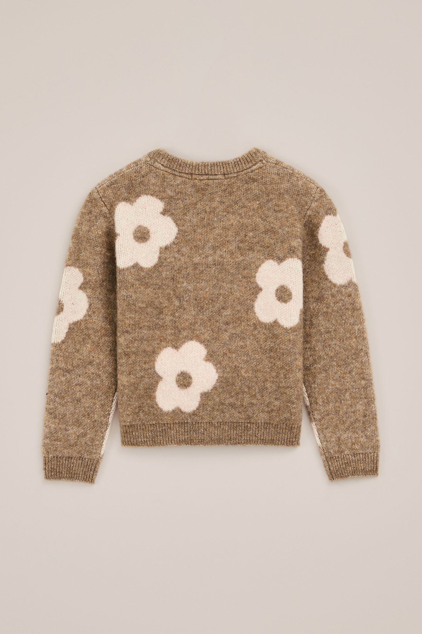 KNITTED PULLOVER LIGHT BROWN 4