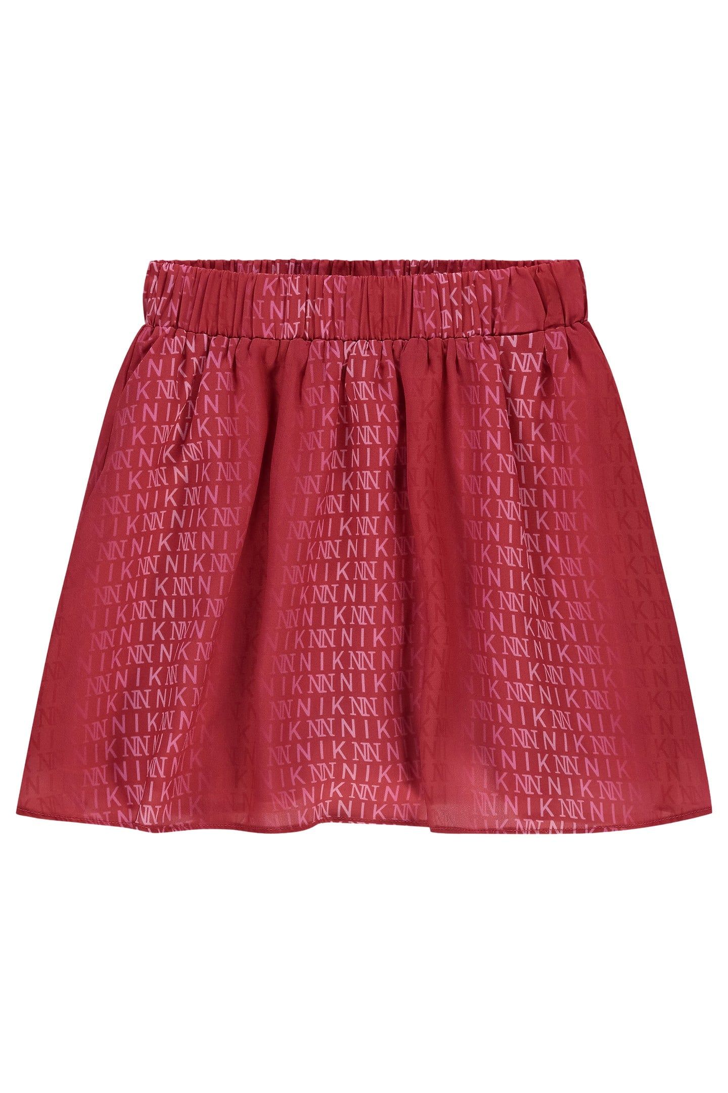 YENNA SKIRT MULTI RED 1