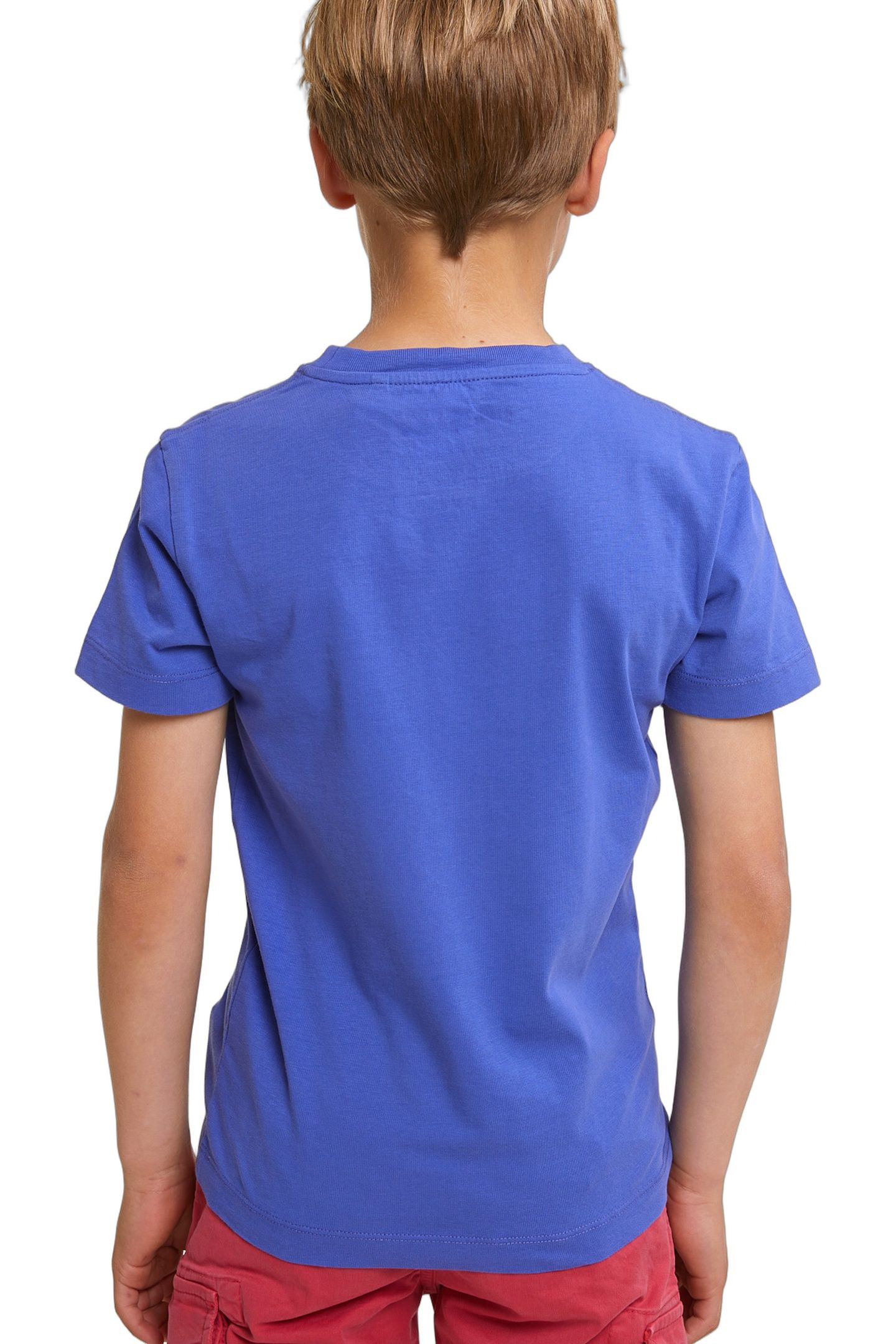 NORMAL FIT BASIC T-SHIRT SHORT SLEEVES REEF BLUE 3