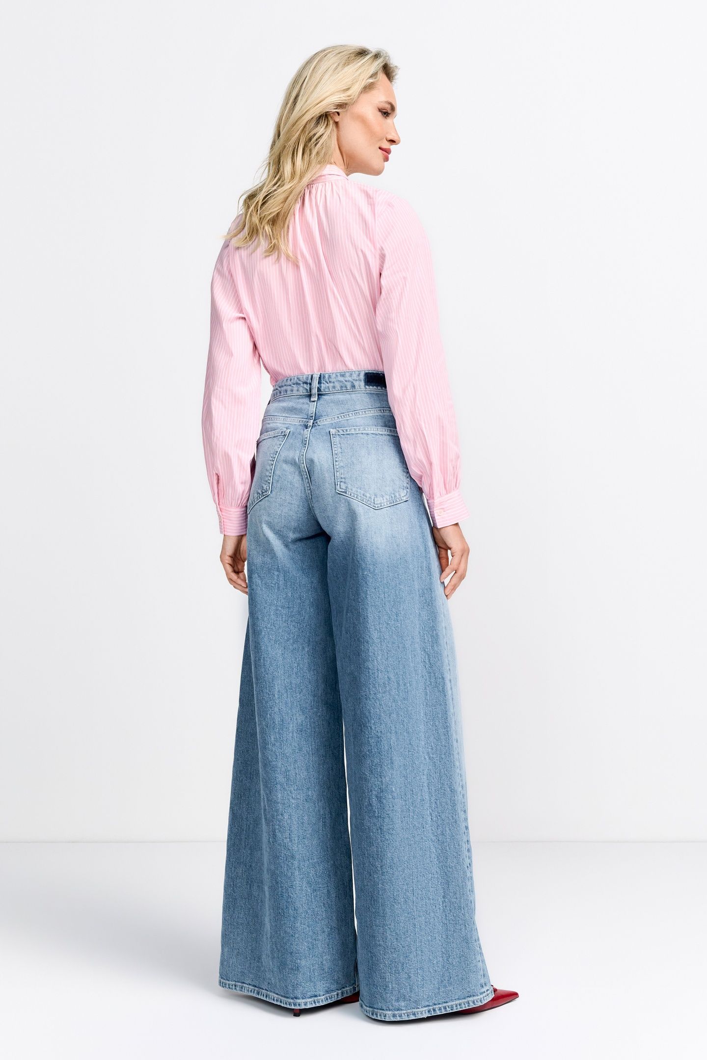 SUPER FLARE BLUE DENIM ORGANIC DENIM BLUE 2