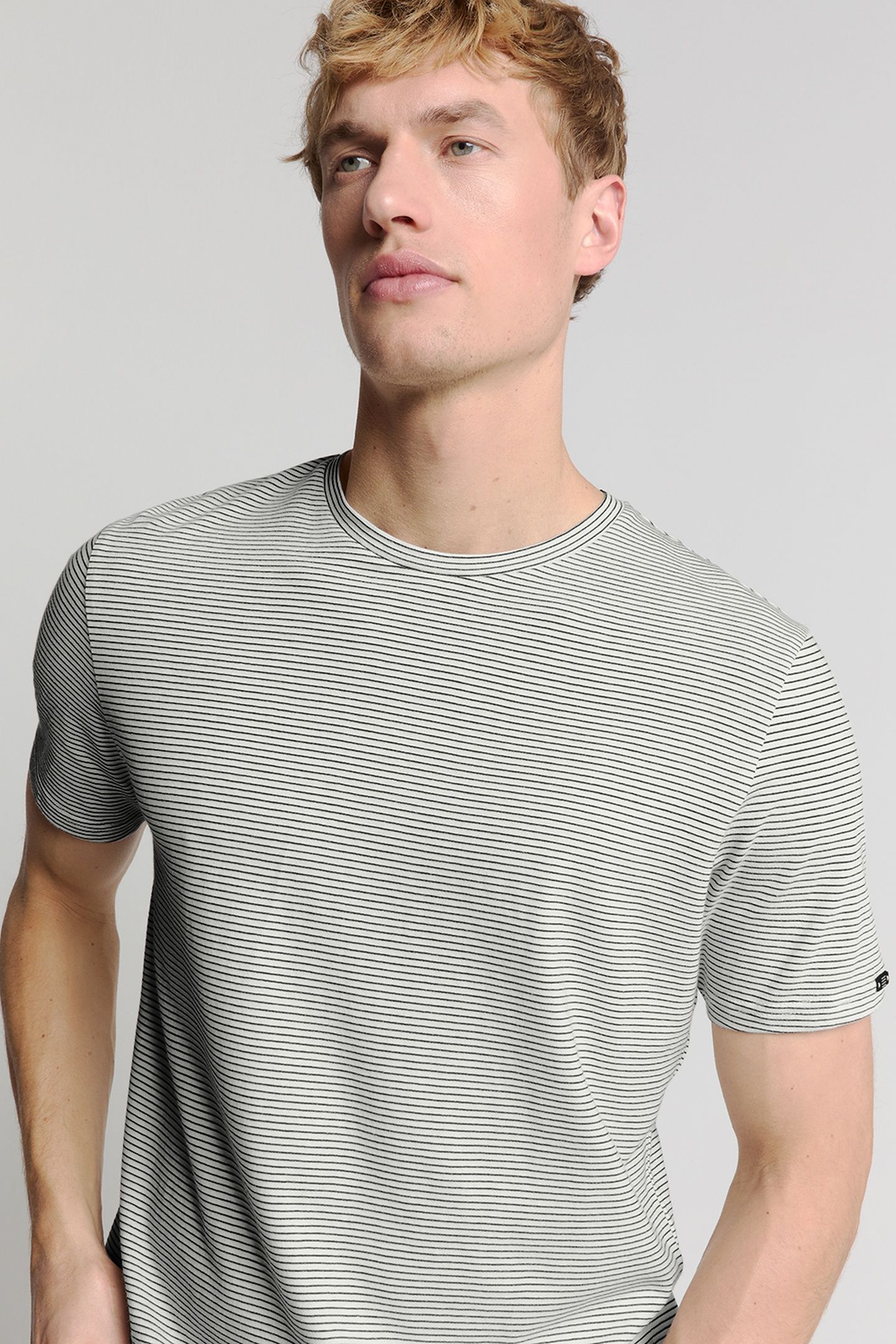 T-SHIRT CREWNECK STRIPES OFFWHITE 8