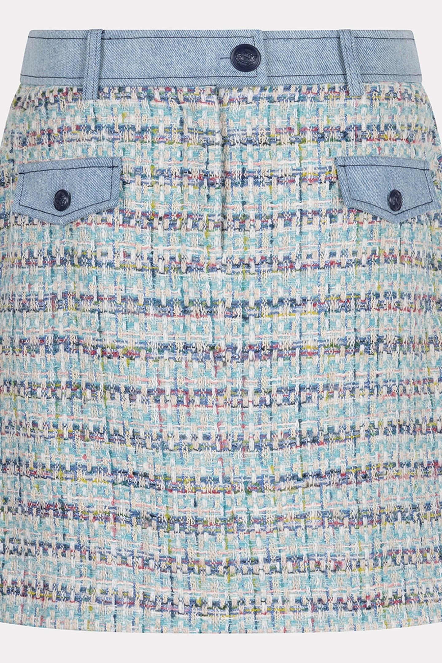 SKIRT TWEED JEANS ACCENT BLUE 4