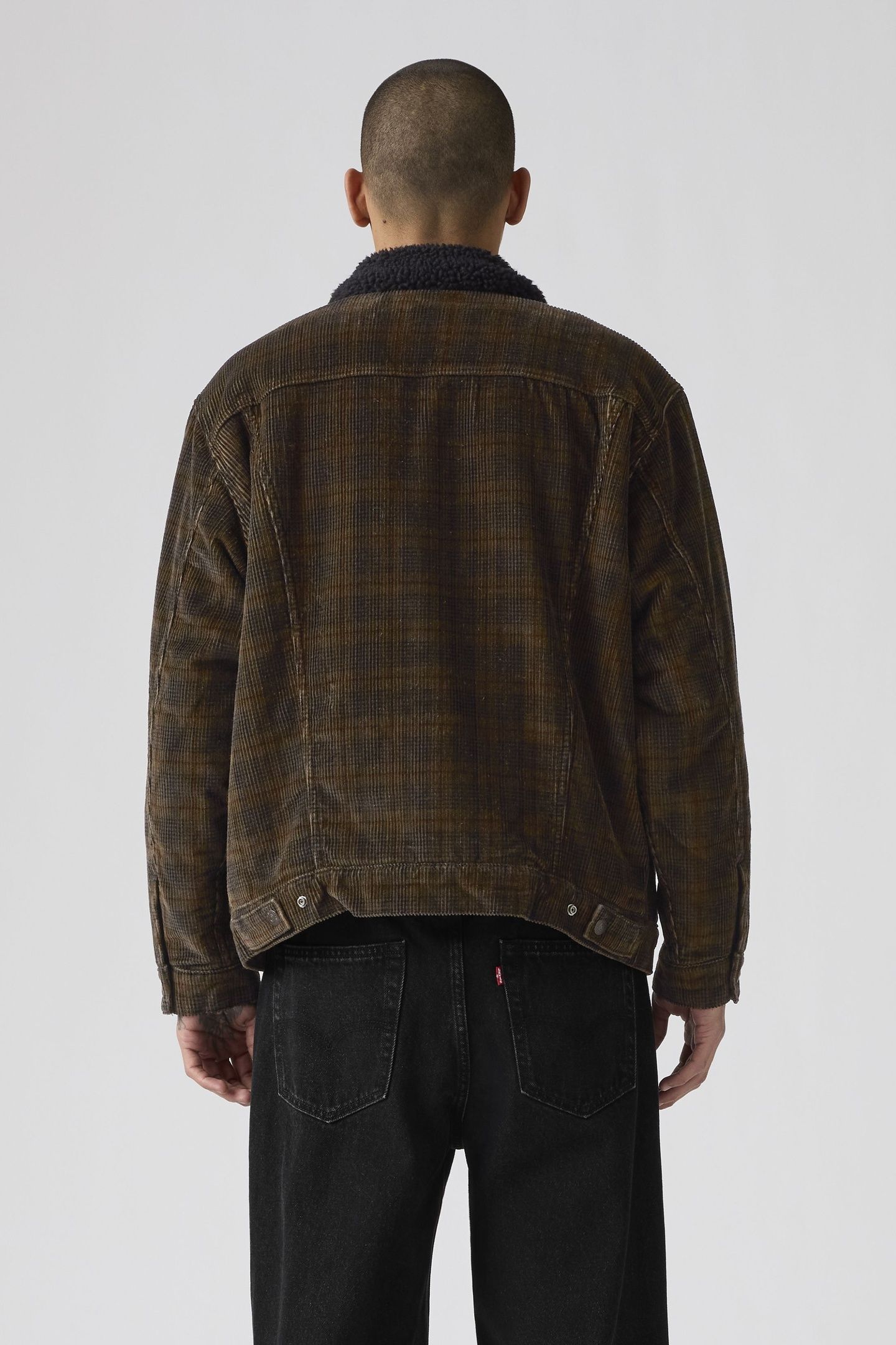 RELAXED FIT SHERPA TRUCKER JACKET 3