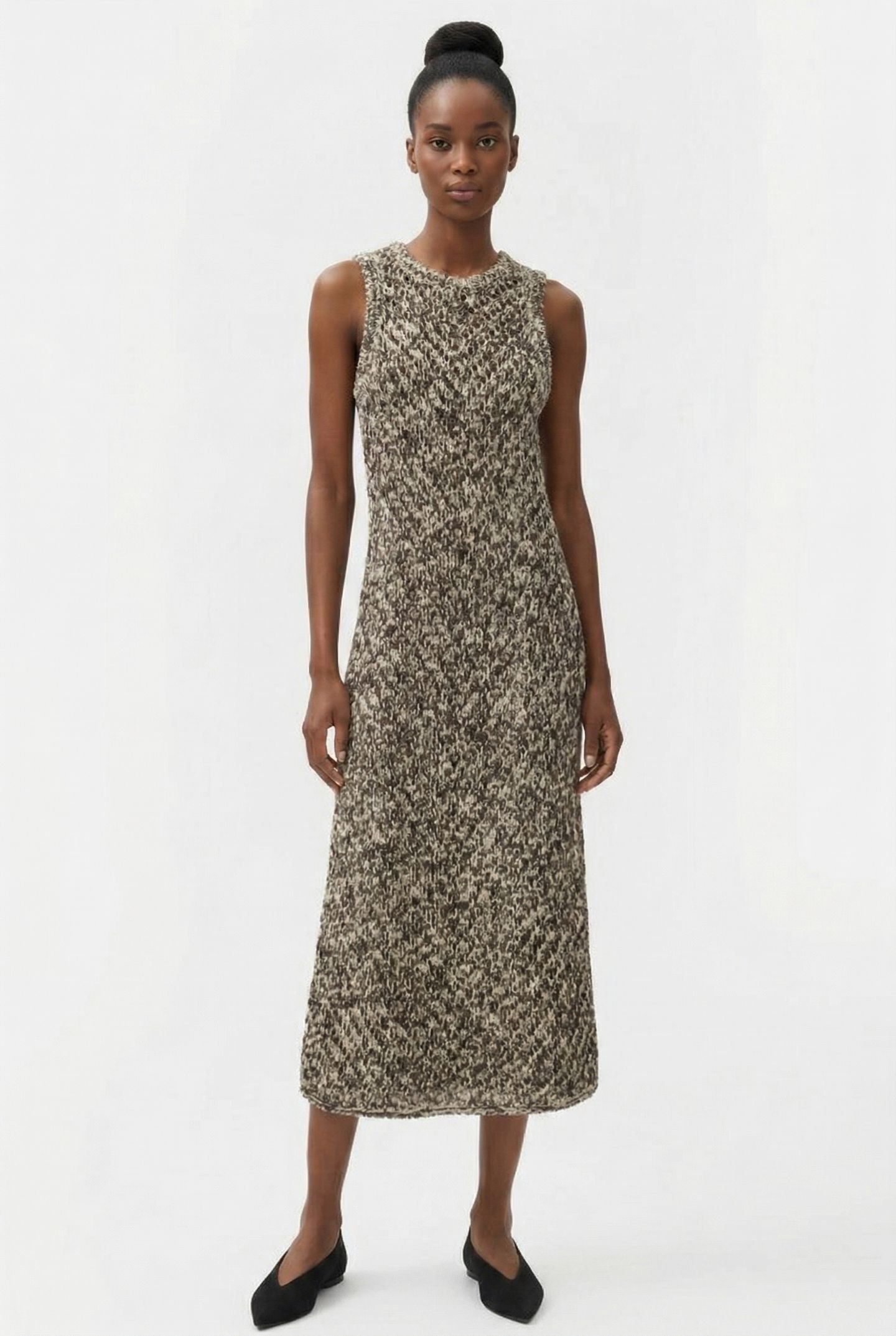 FLORA DRESS BEIGE 1