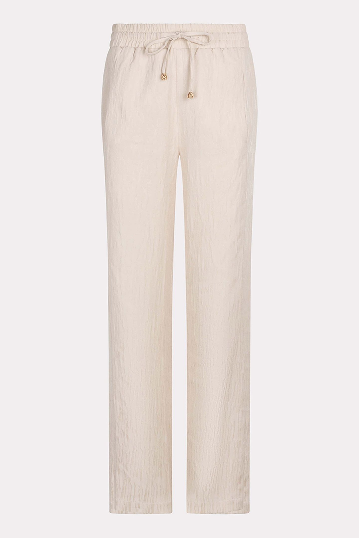 TROUSERS WIDE JACQUARD SAND 5