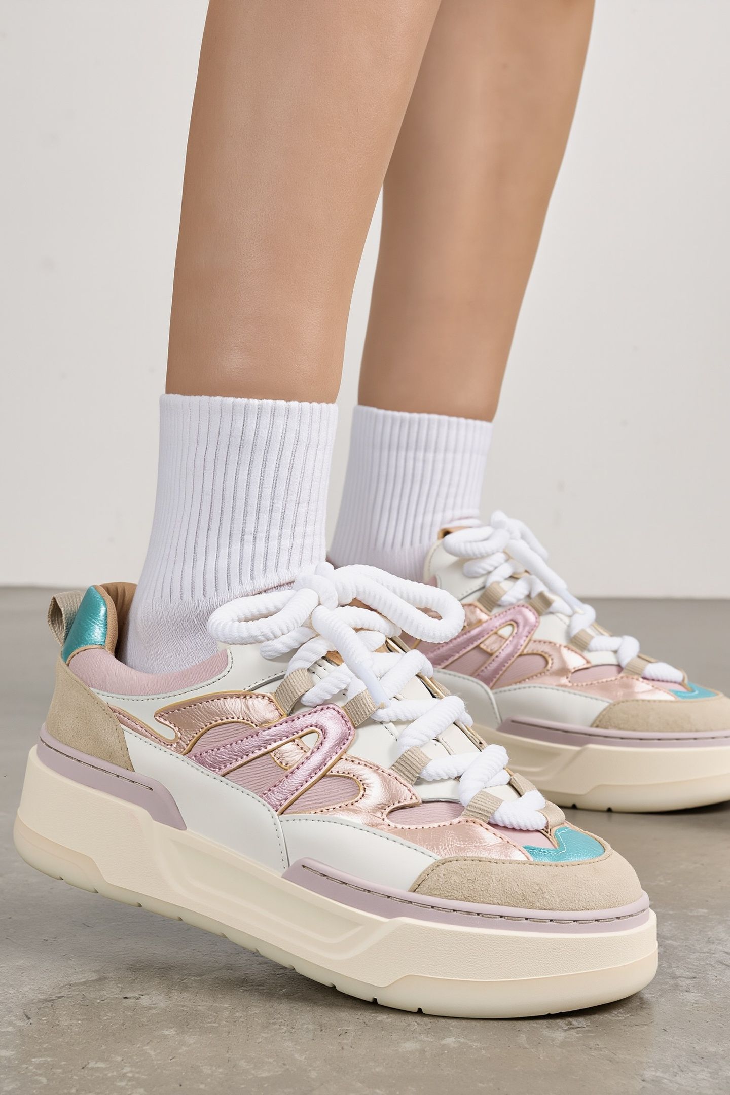 WALTON DENIM SAND / AQUA 2