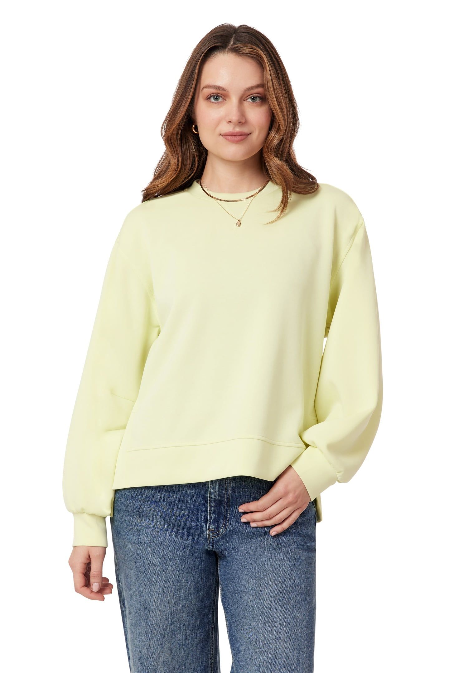 CREW NECK PULLOVER YOUNG WHEAT 1