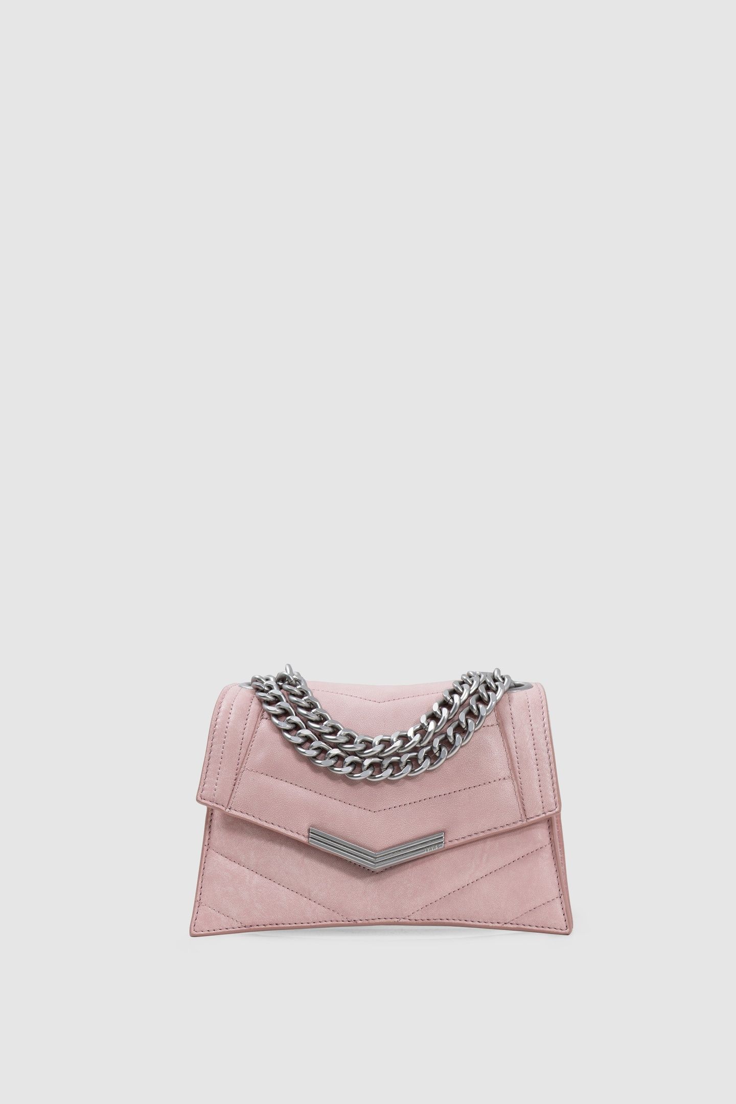 THE 1. BAG SEASONALS BAG PINK QUILTED LEATHER SIZE S 1