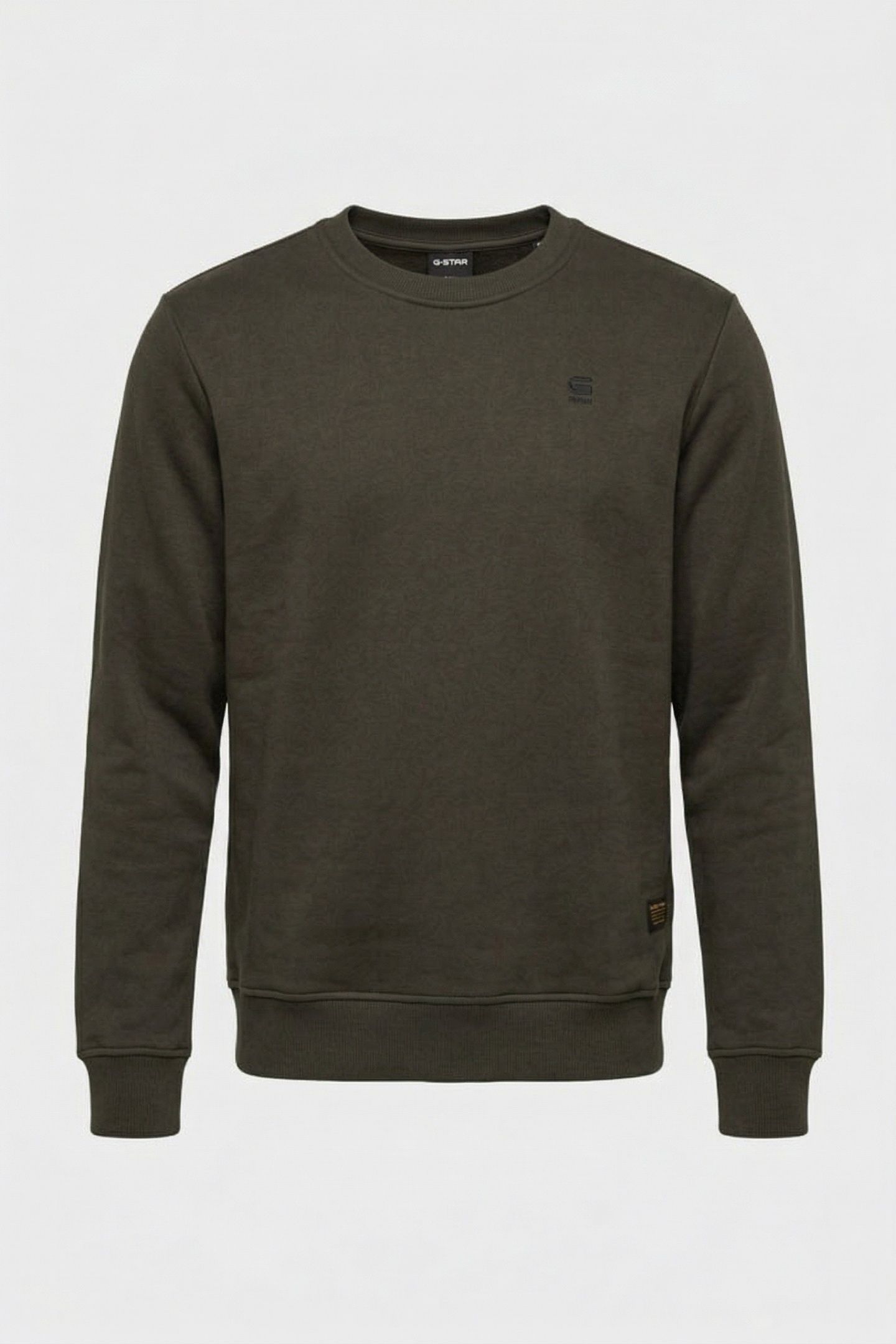 CREW SLIM SWEAT L/S ASFALT 3