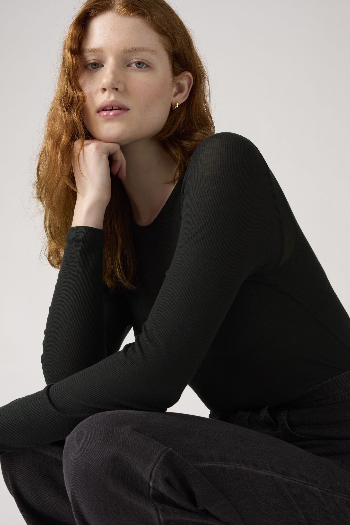 SHEER LONG SLEEVE LAYERING TOP 3