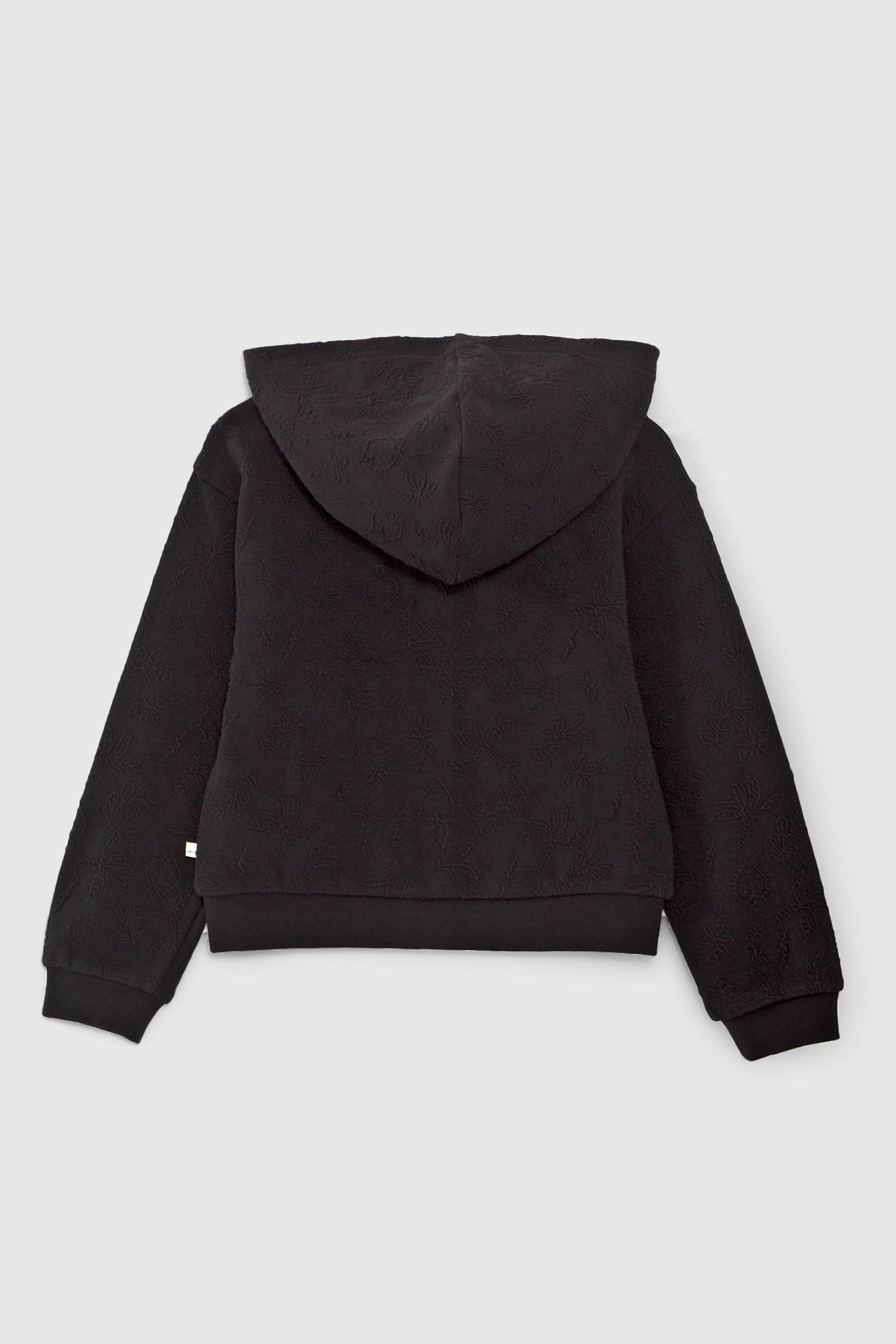 GIRLS' BLACK ROCK JUNGLE SWEATSHIRT FABRIC CARDIGAN 2