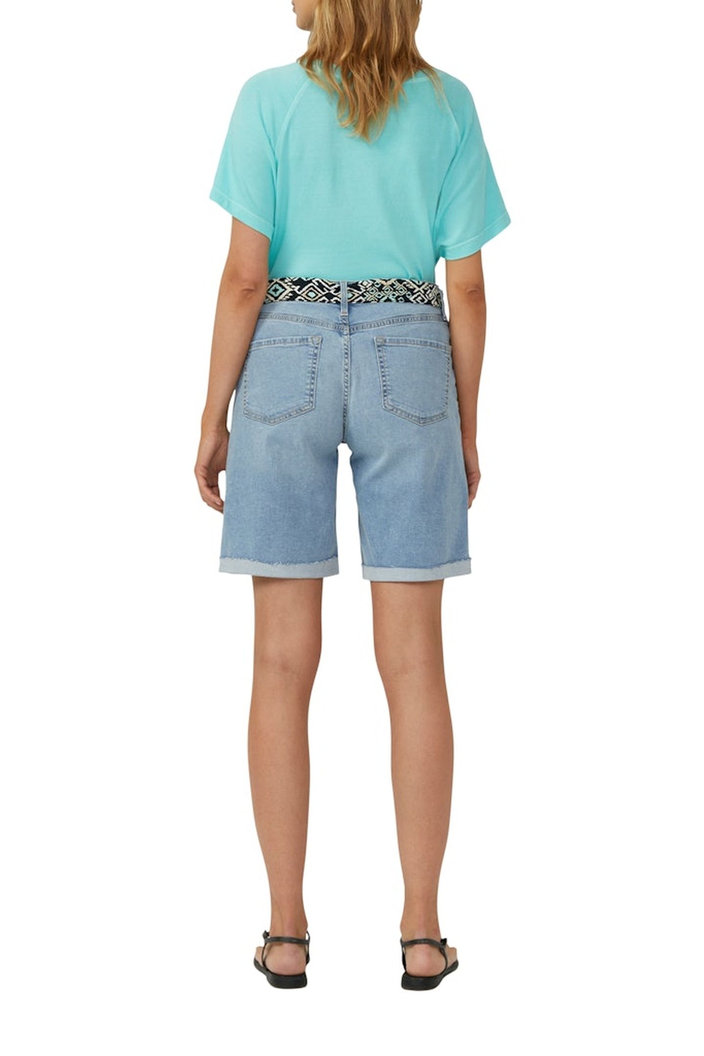 JEANS SHORTS BLUE DENIM 6
